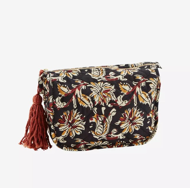 Printed Washbag with Tassel