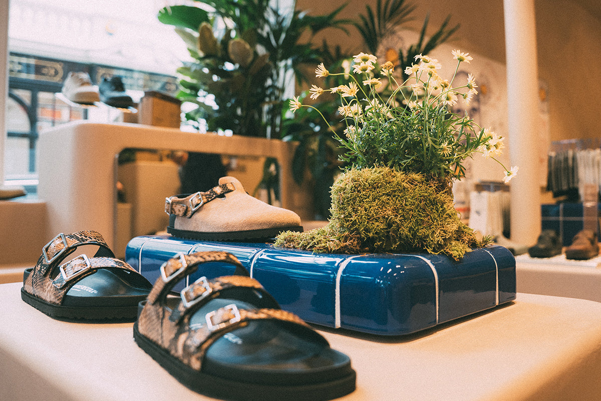 The story behind our Birkenstock floral installation at Chelsea in Bloom Flower Week
