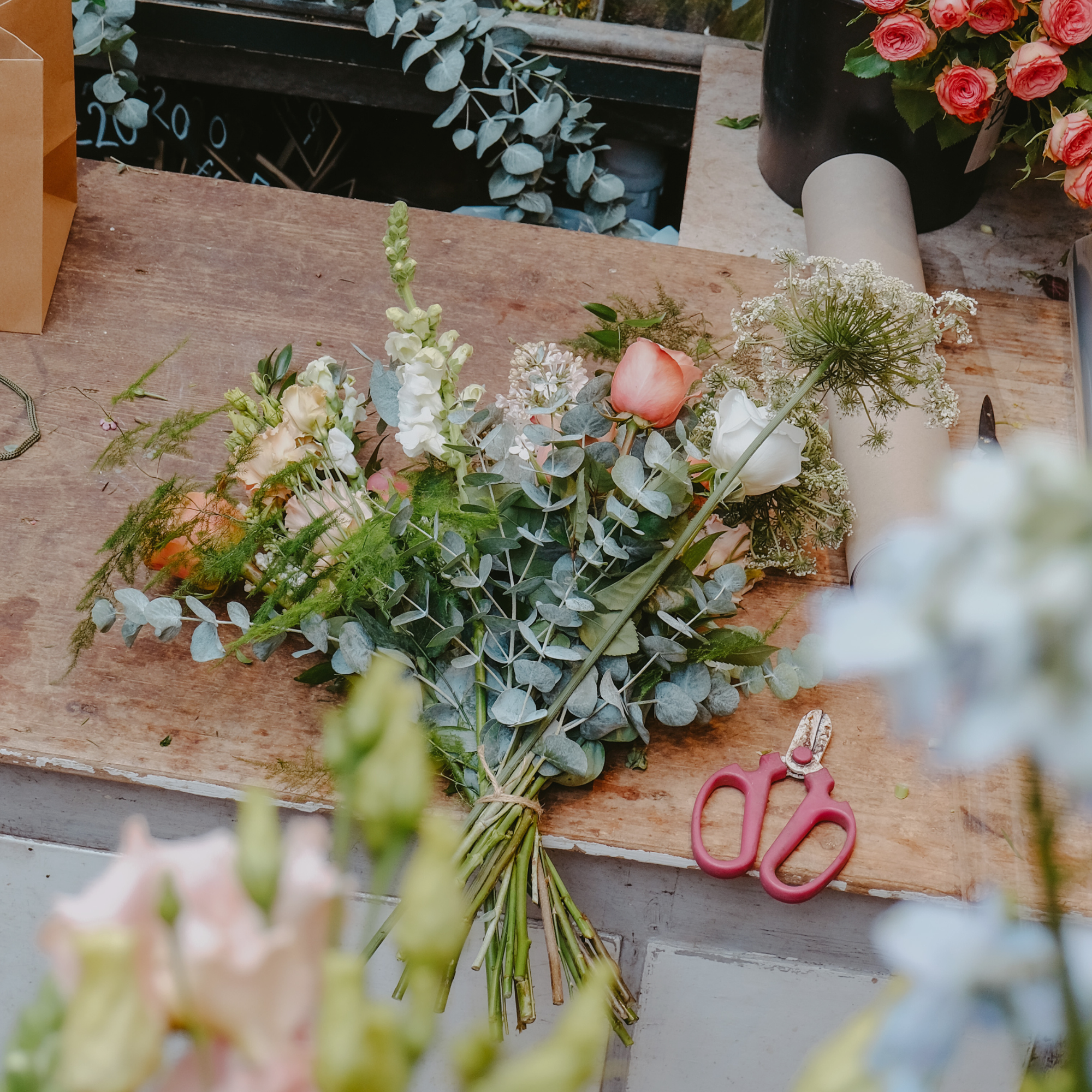 DIY Newspaper Wedding Bouquet