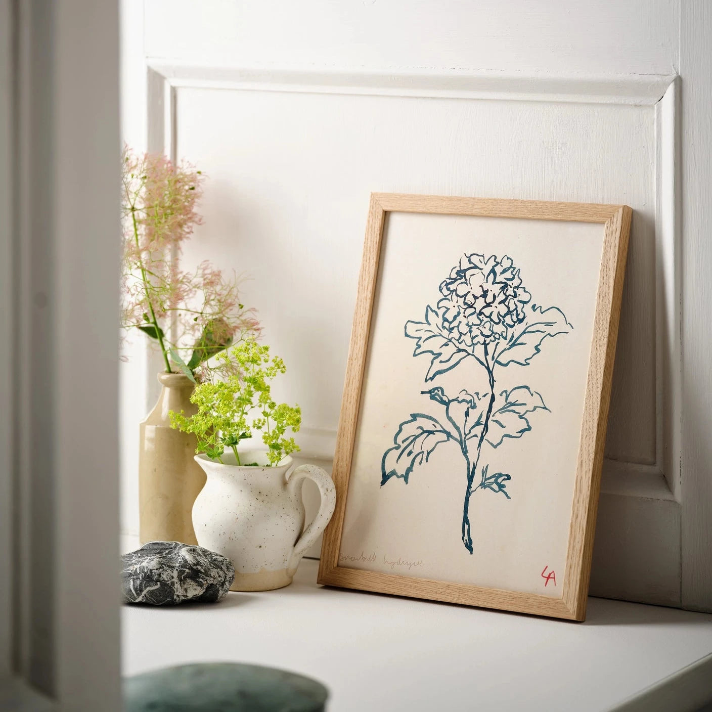 Hydrangea Art Print