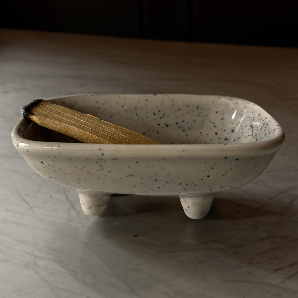 Ceramic Sage and Palo Santo Holder