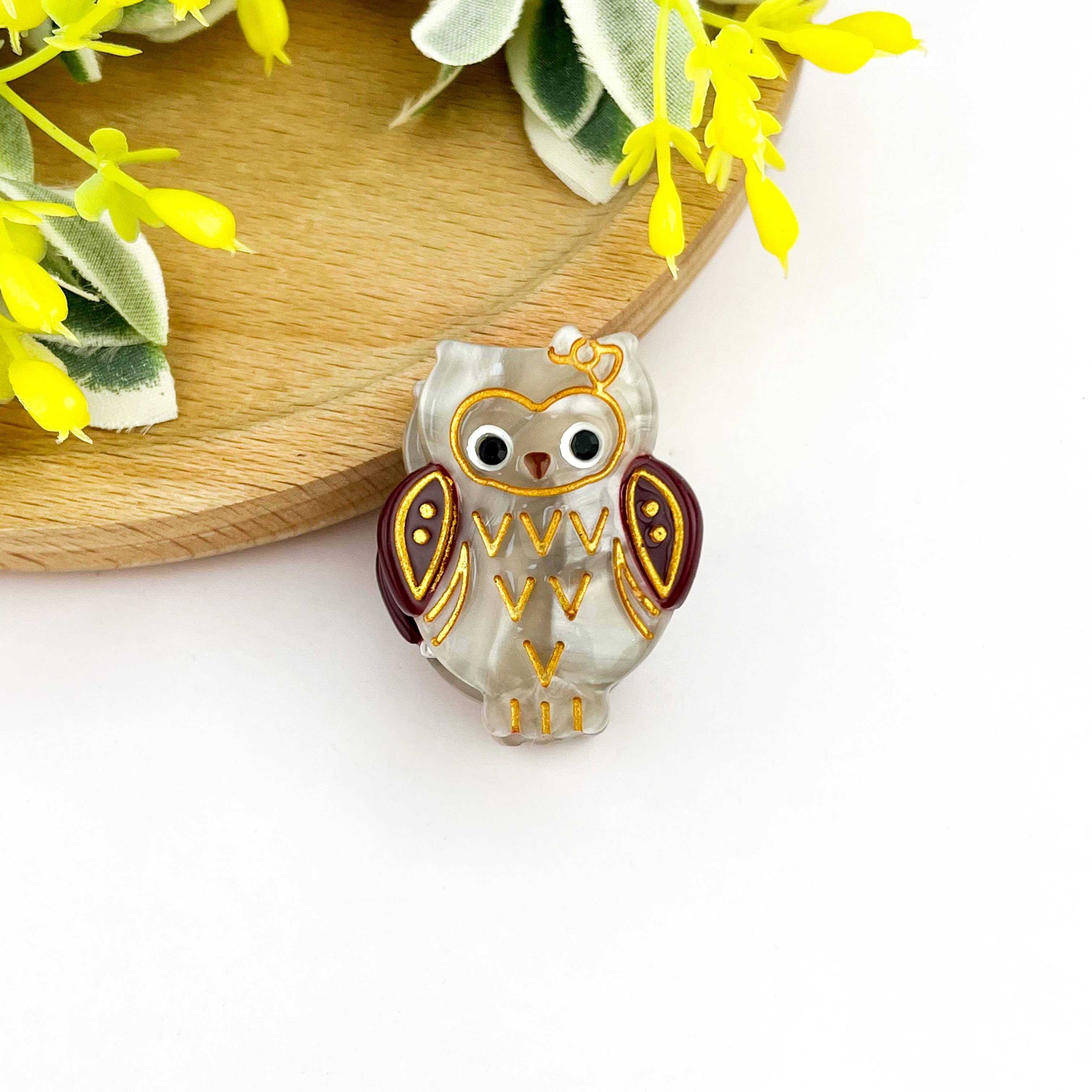 Owl Mini Hair Clip | 4 Colour Available