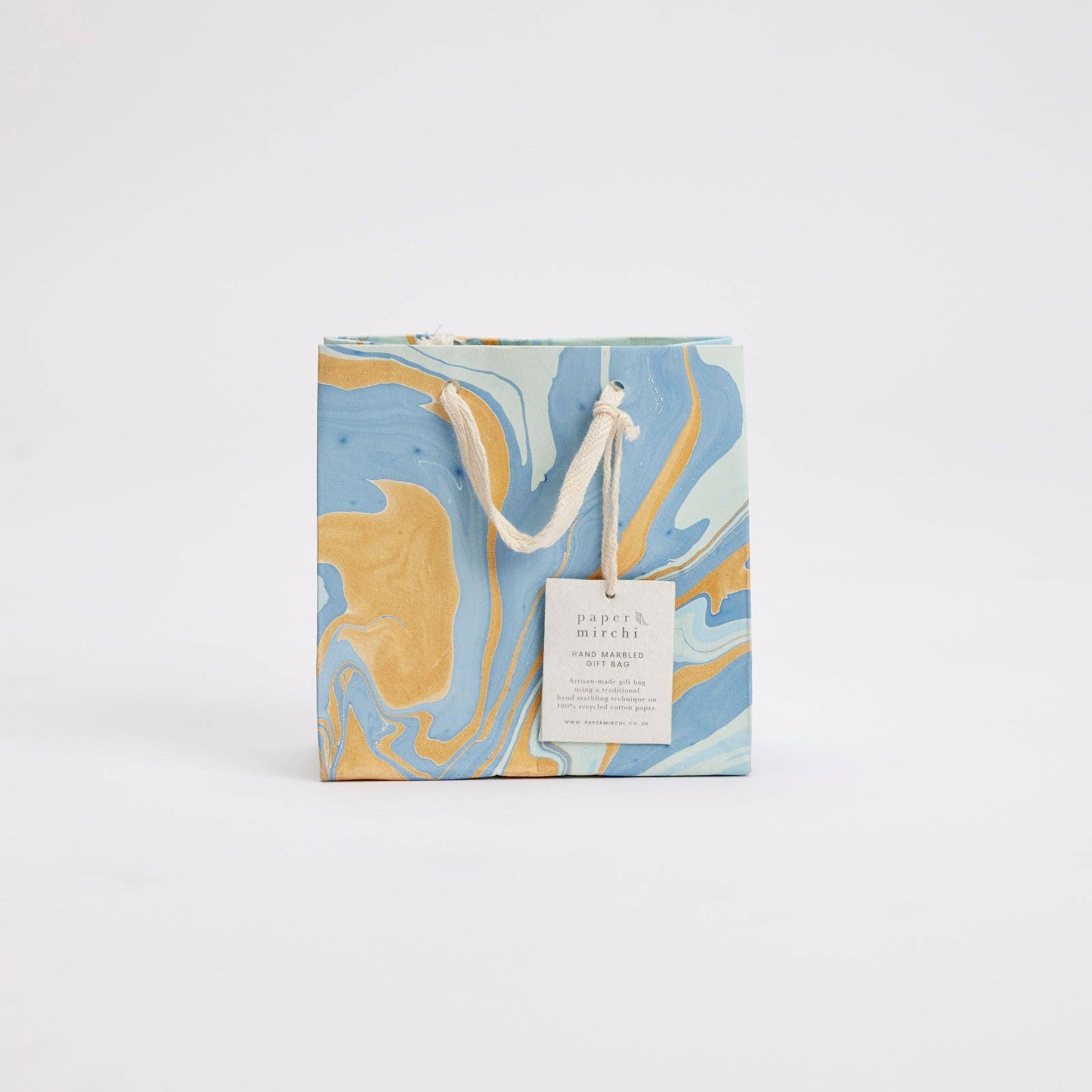 Hand Marbled Gift Bags (Small) - Celebration