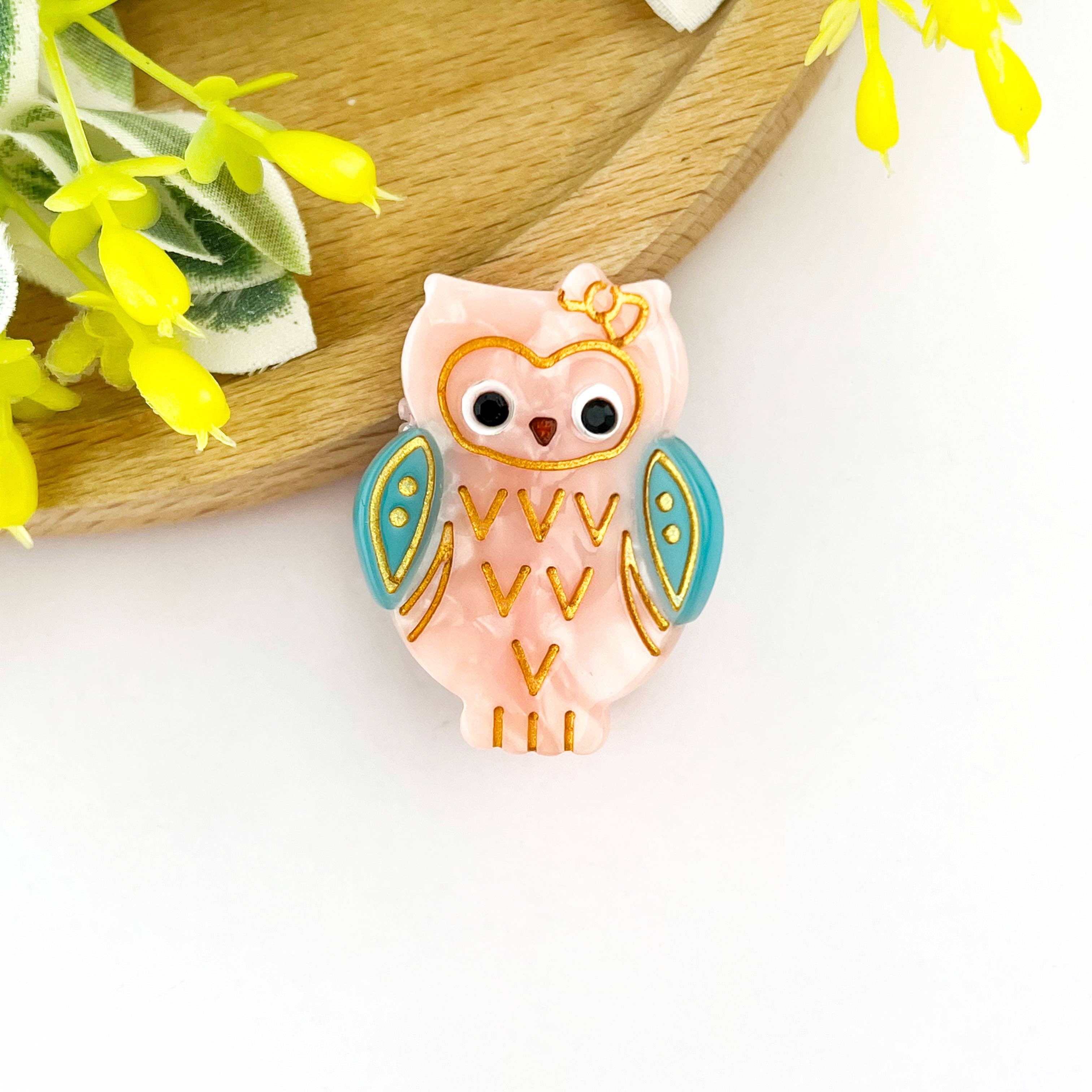 Owl Mini Hair Clip | 4 Colour Available
