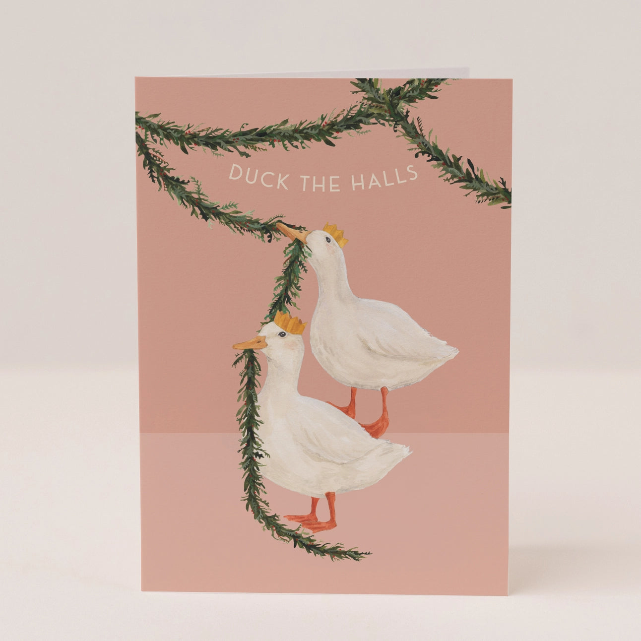 'Duck The Halls' Christmas Card