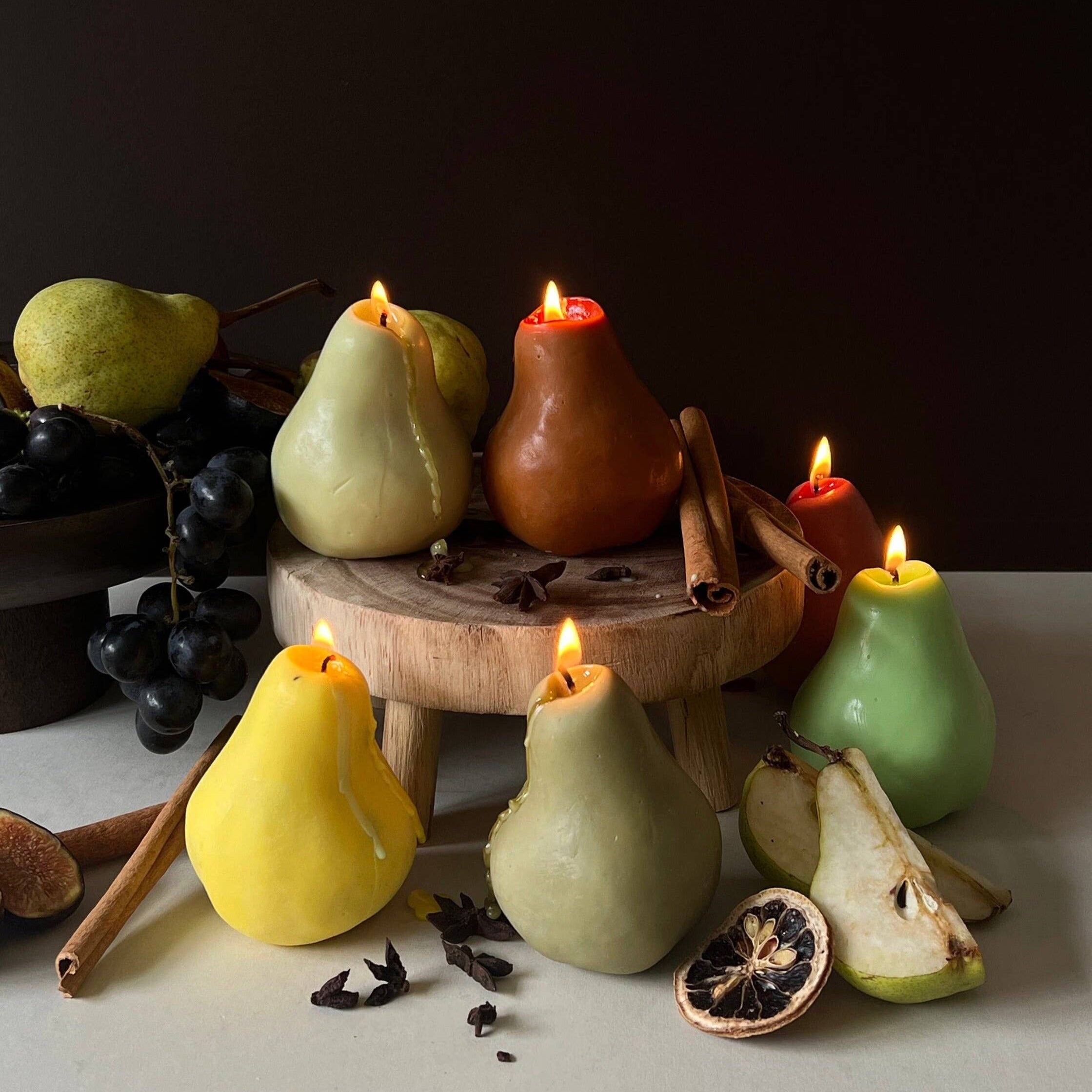 Scented Pear Shaped Candle