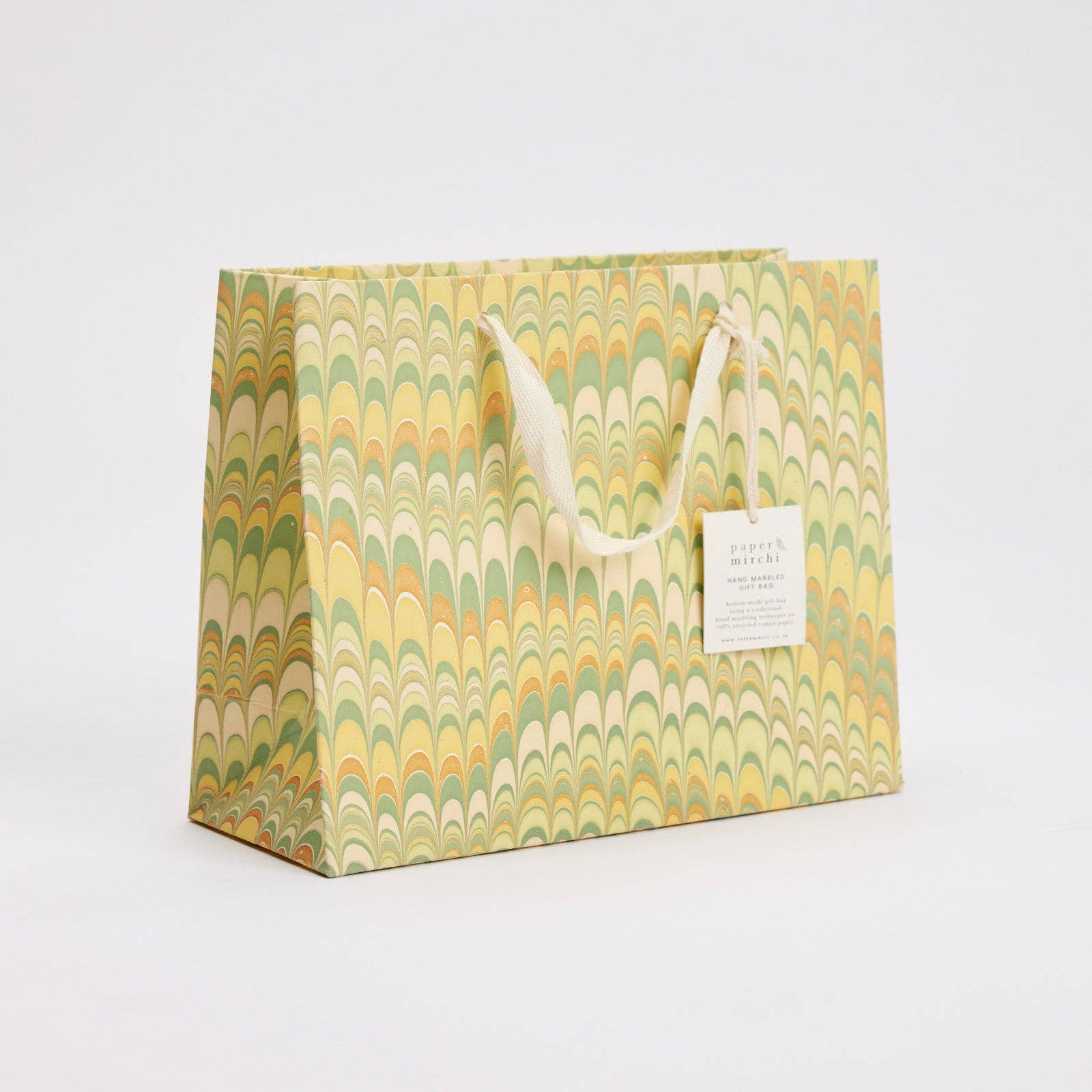 Hand Marbled Gift Bags (Medium) - Bouquet