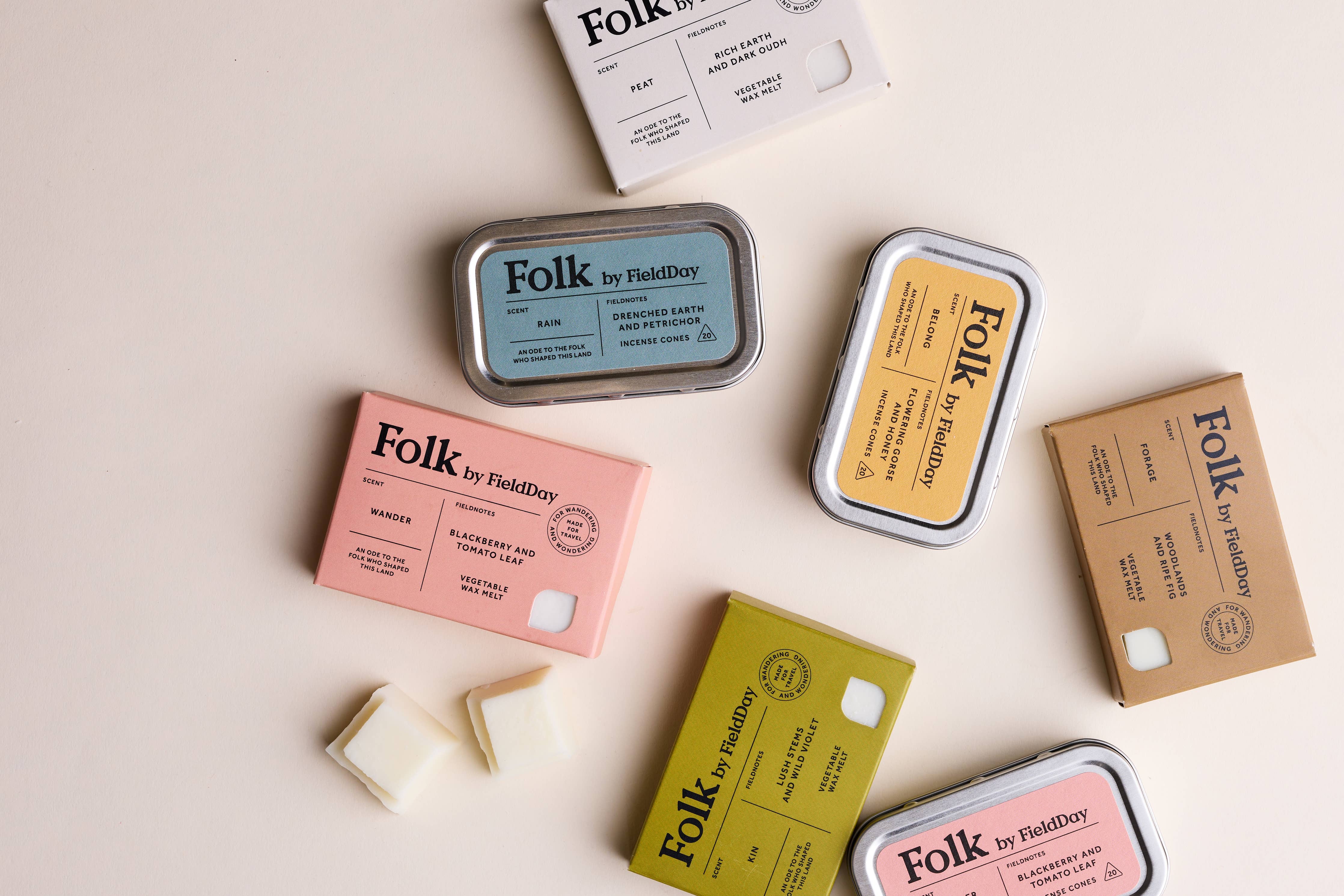 Folk Tin of Incense Cones | Kin