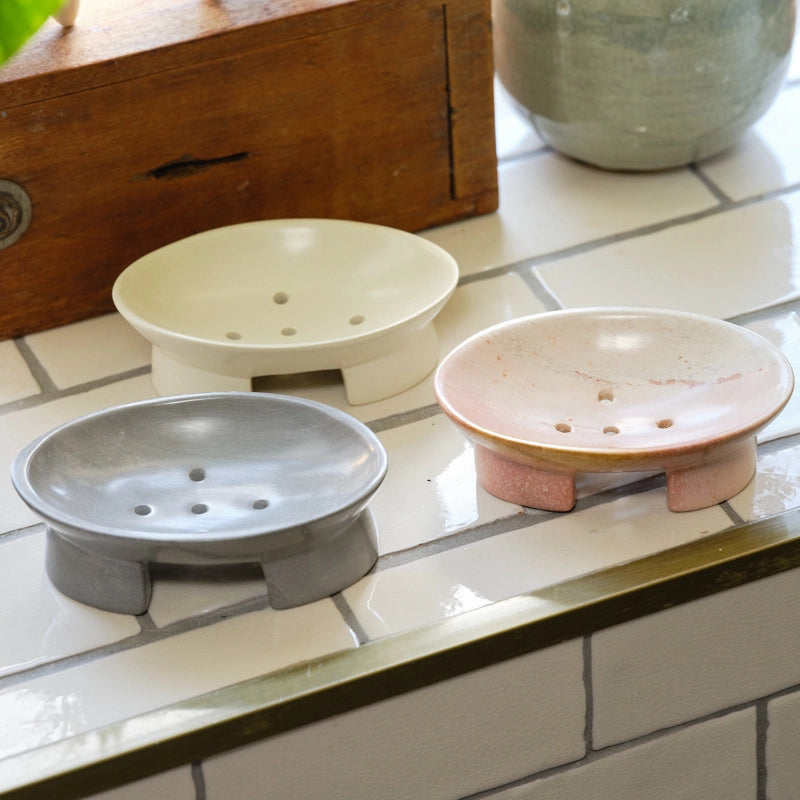 Soapstone Oval Soap Dish | 2 Colours Available