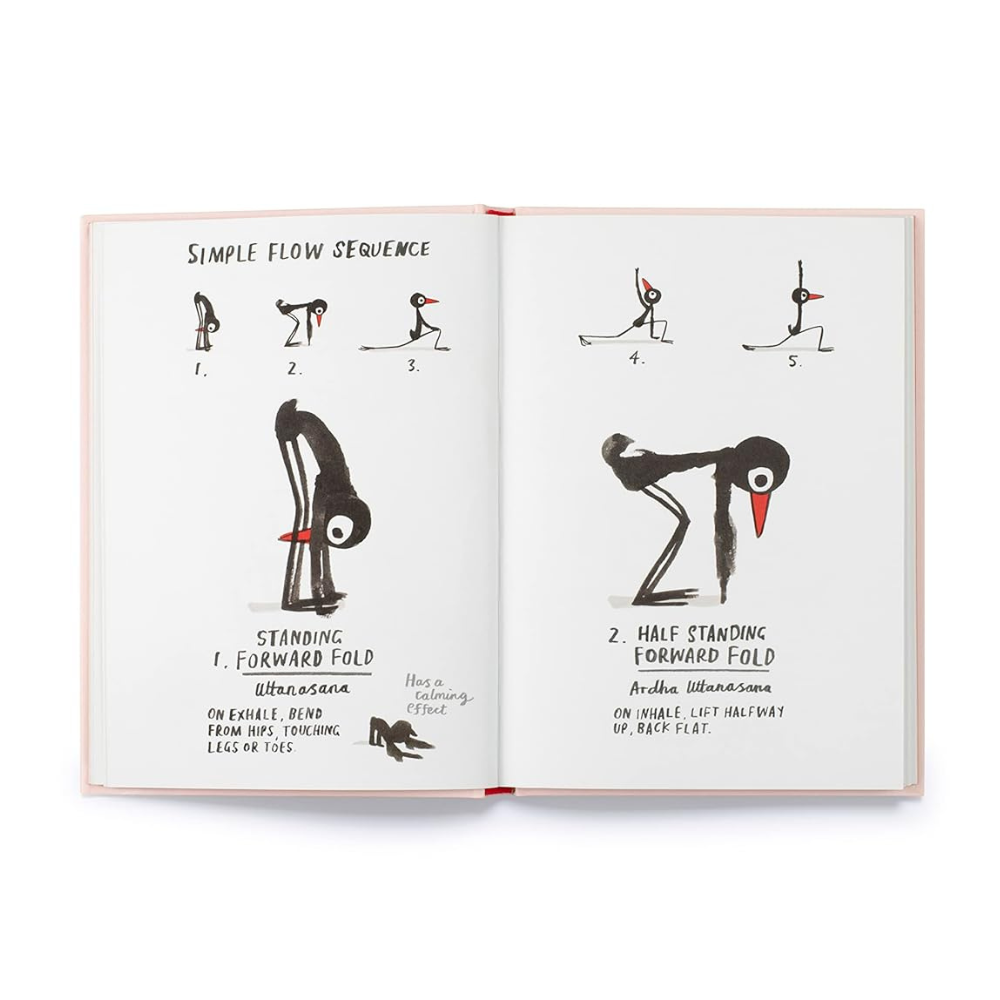 Yoga For Stiff Birds: An Illustrated Approach to Positions, Poses, and Meditations by Marion Deuchars