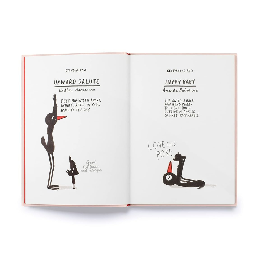 Yoga For Stiff Birds: An Illustrated Approach to Positions, Poses, and Meditations by Marion Deuchars