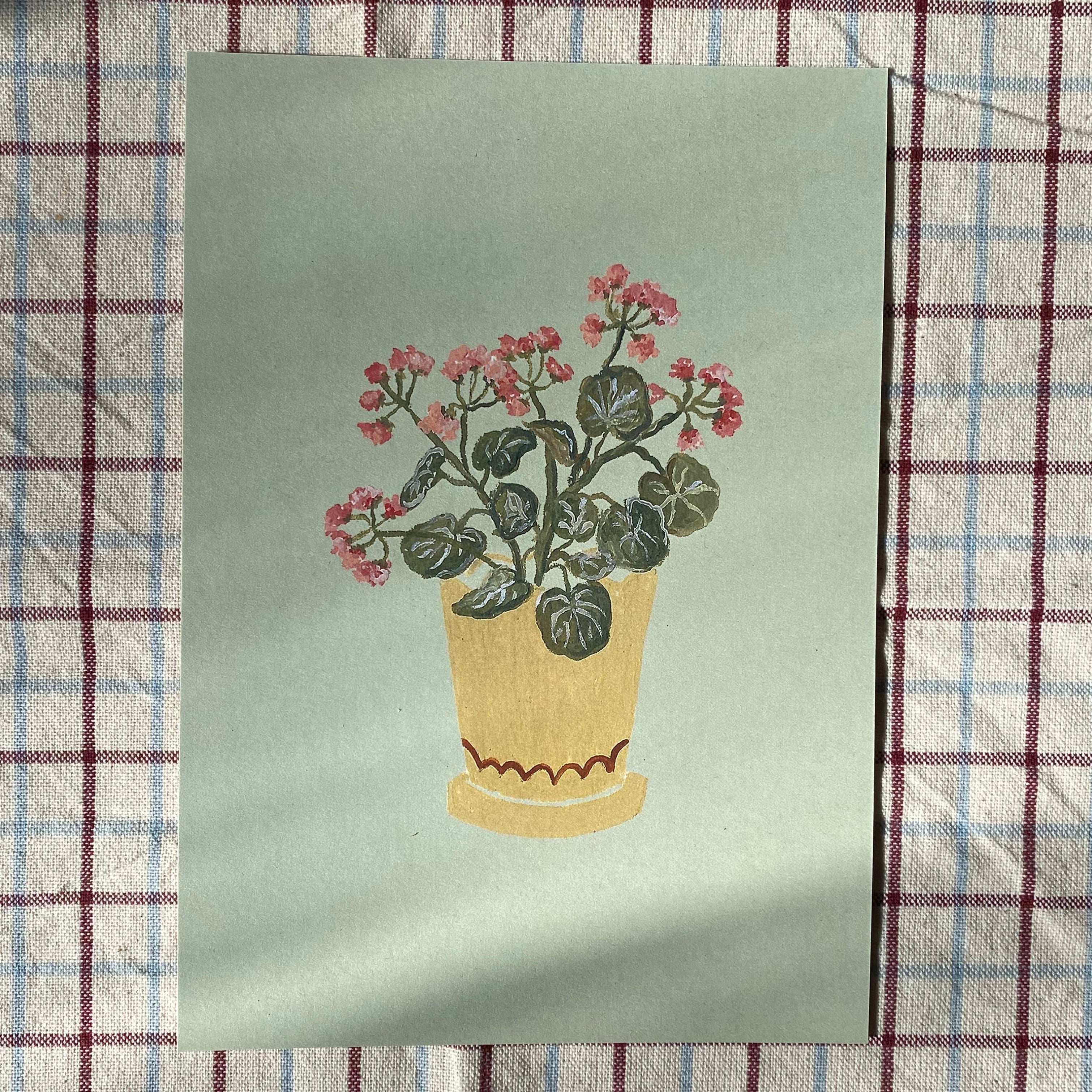 Geraniums | A5 Print