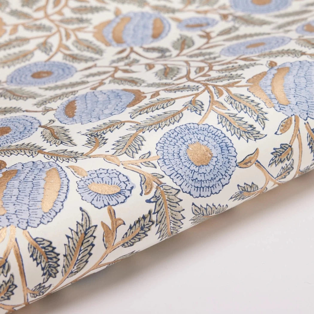 Block Printed Wrapping Paper | 3 Colours Available