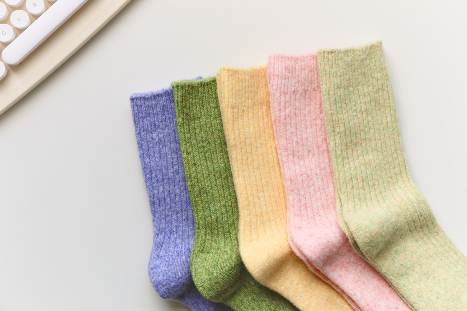 Warm Cashmere & Wool Blend Socks | 4 Colours Available