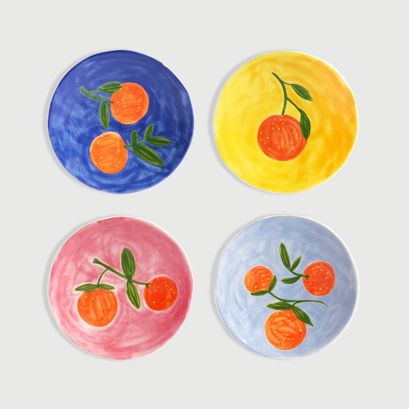 Orange Plates | 4 Designs Available