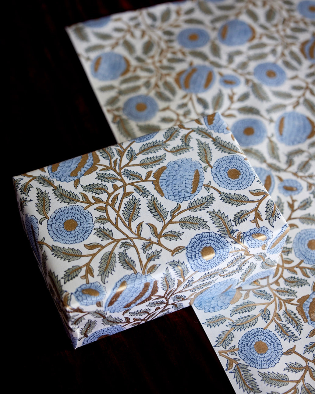 Block Printed Wrapping Paper | 3 Colours Available