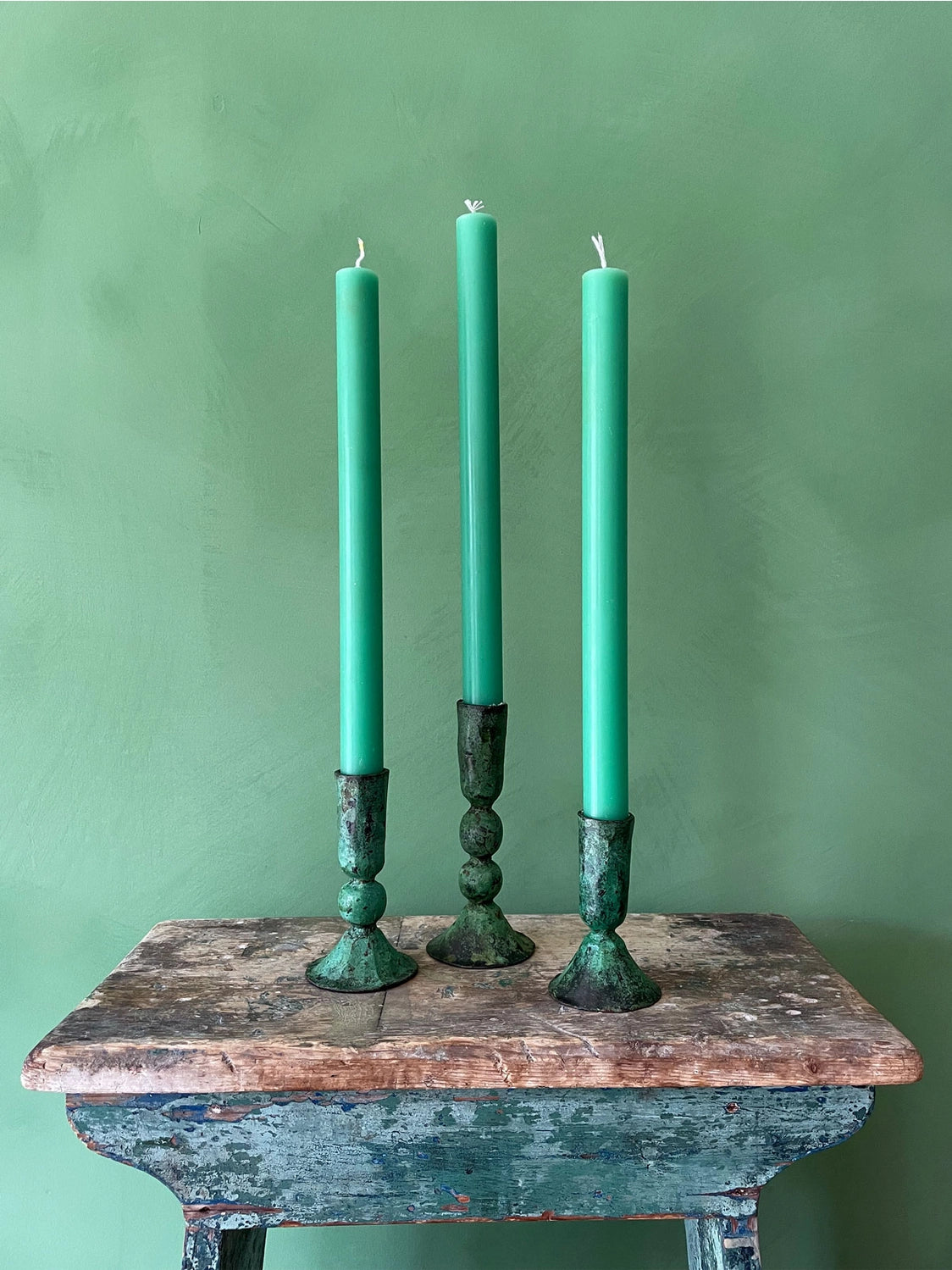 Austen Verdigris Candle Holder | 3 Sizes Available