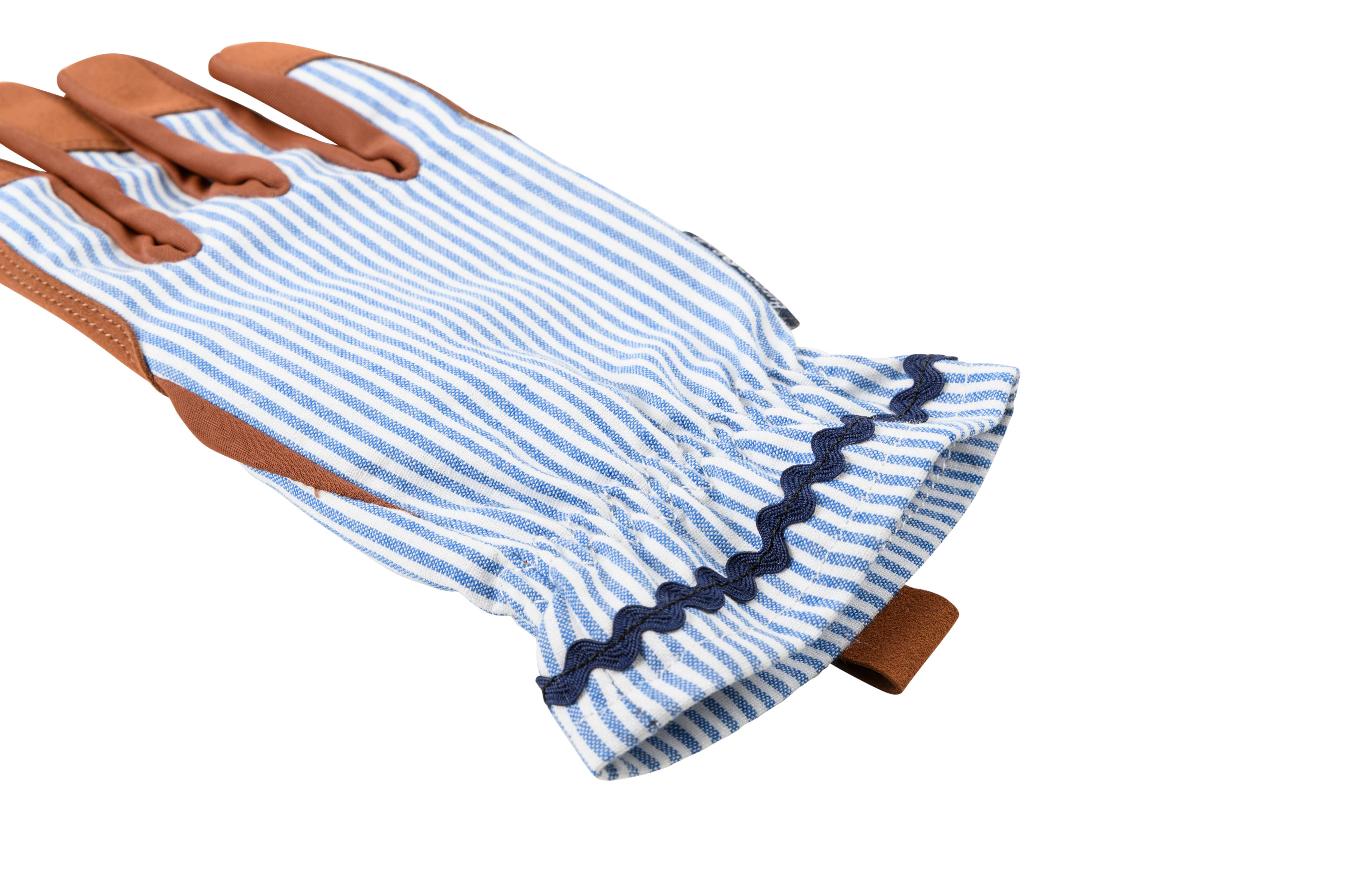 Women's Gardening Gloves | Blue Stripe