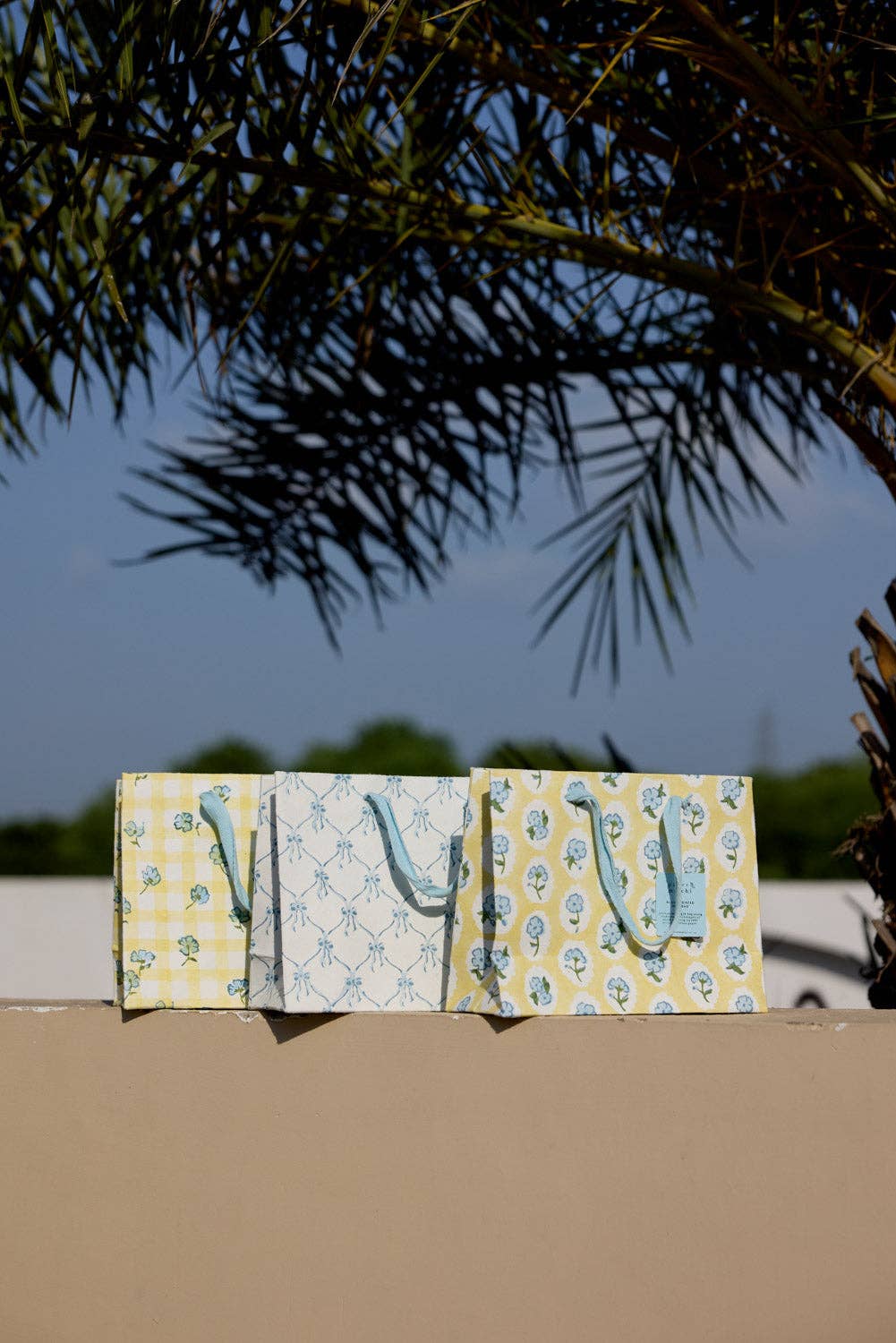 Block Printed Gift Bags (Medium) - Alaska
