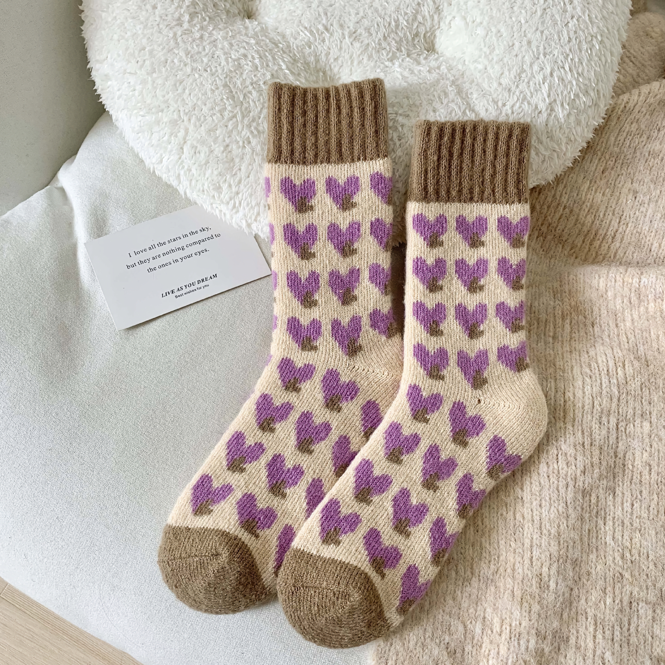 Women's Thick Wool Socks | 3 Colours Available