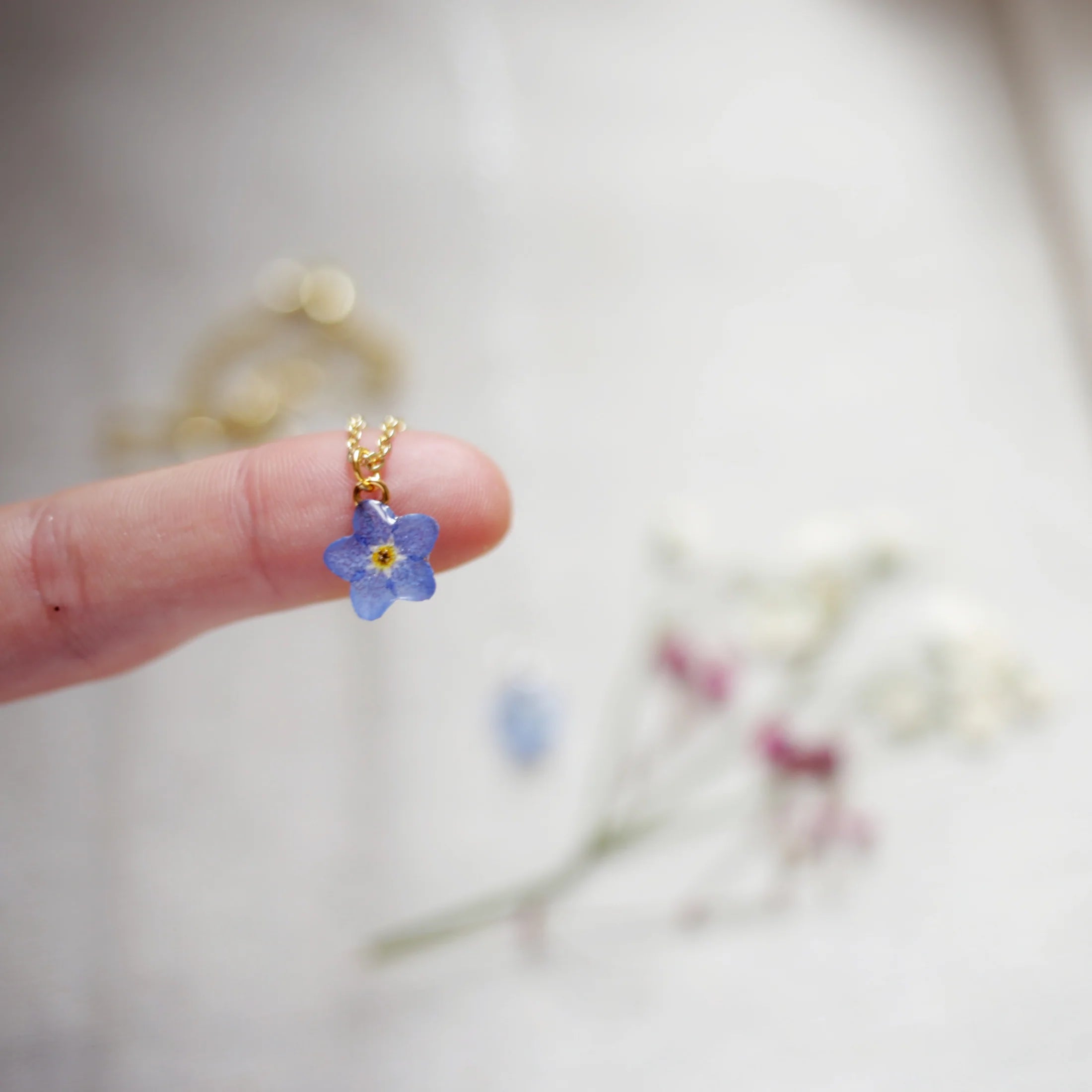 Forget Me Not Necklace