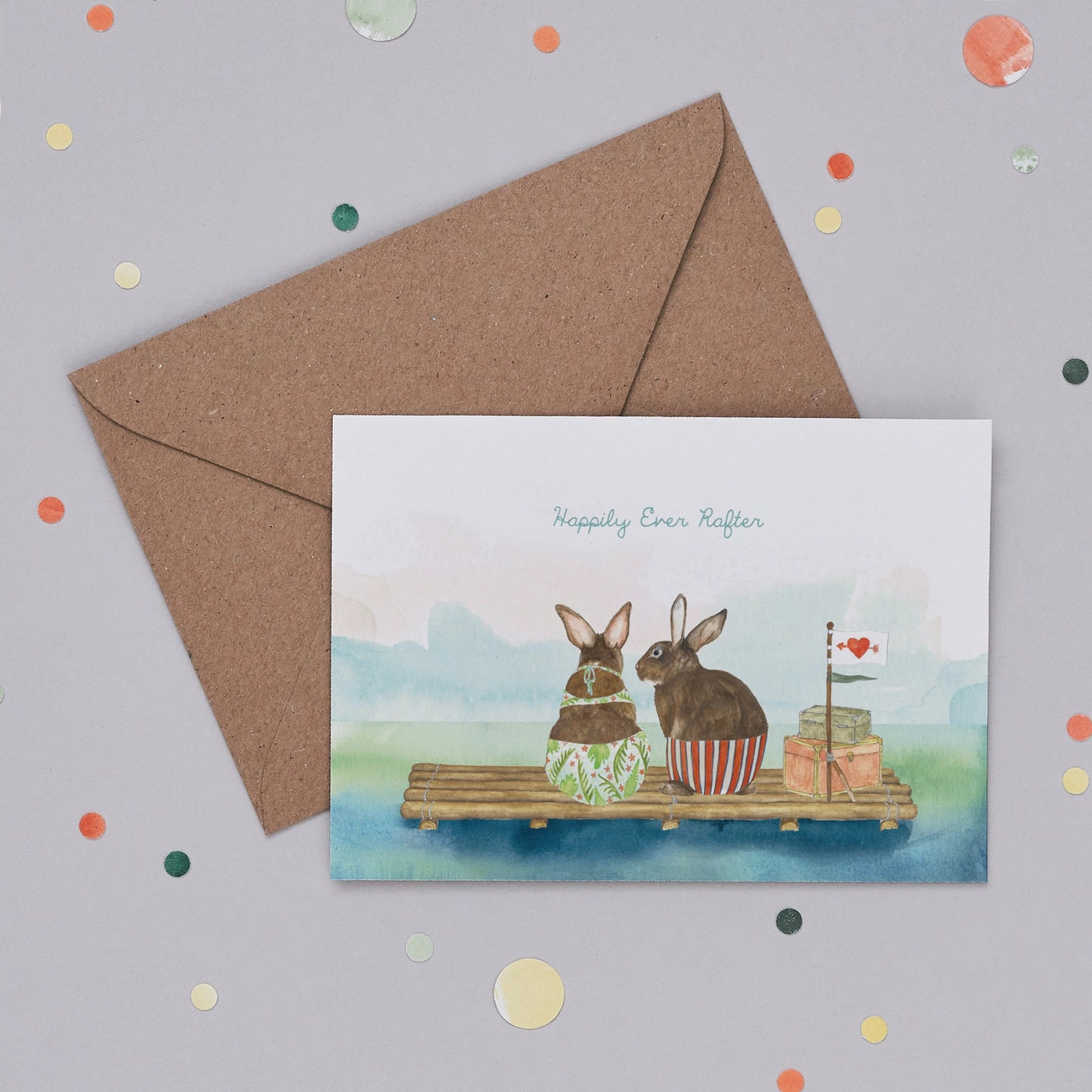 Happily Ever Rafter Greetings Card
