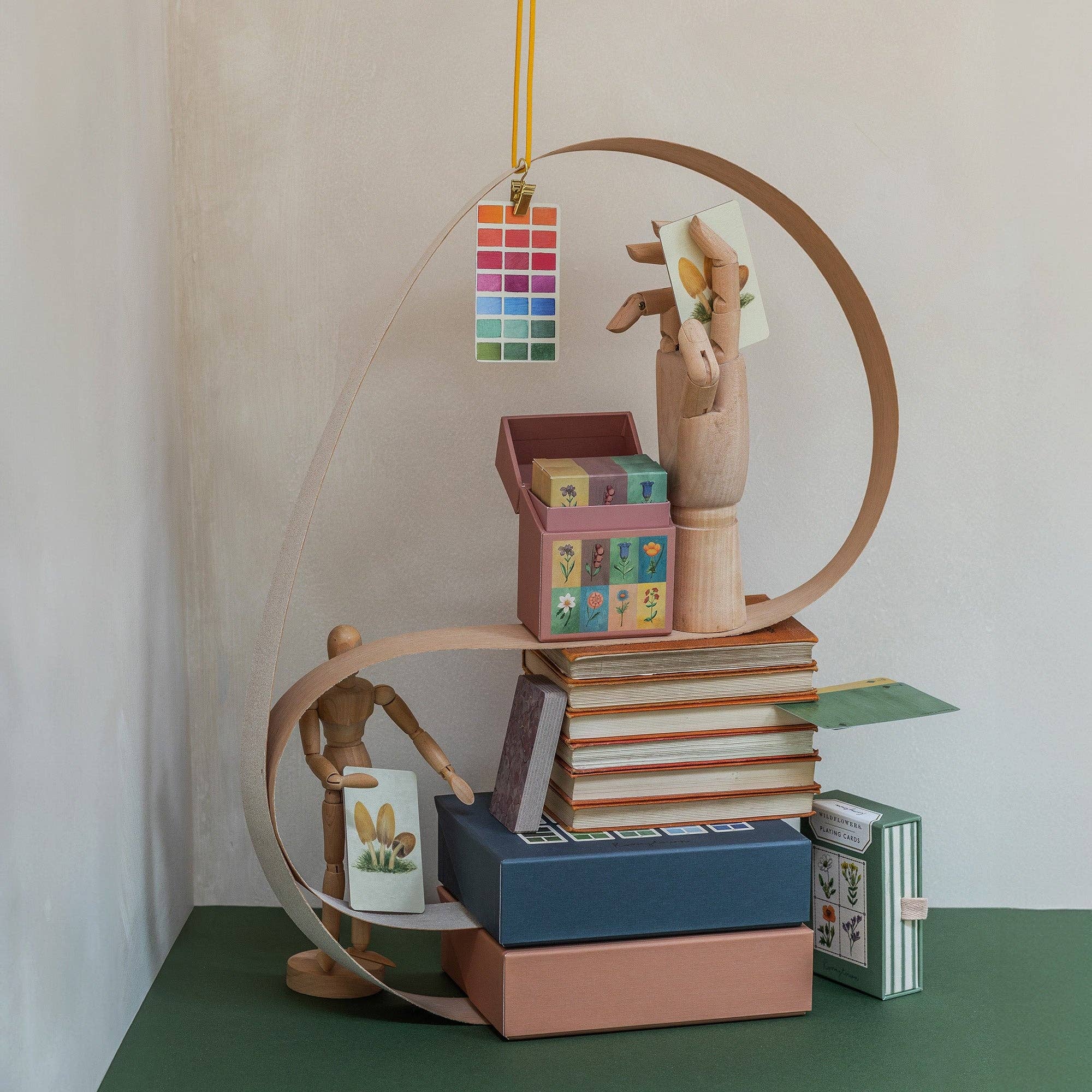 Set of 2 Festival of Flowers Playing Card Set