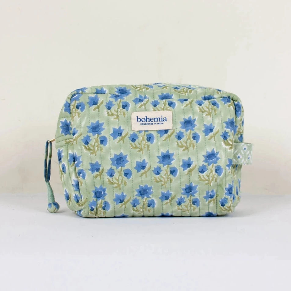 Posie Quilted Wash Bag | 3 Colours Available