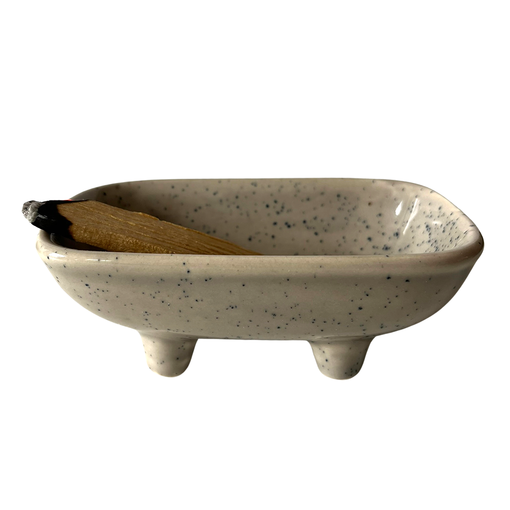 Ceramic Sage and Palo Santo Holder