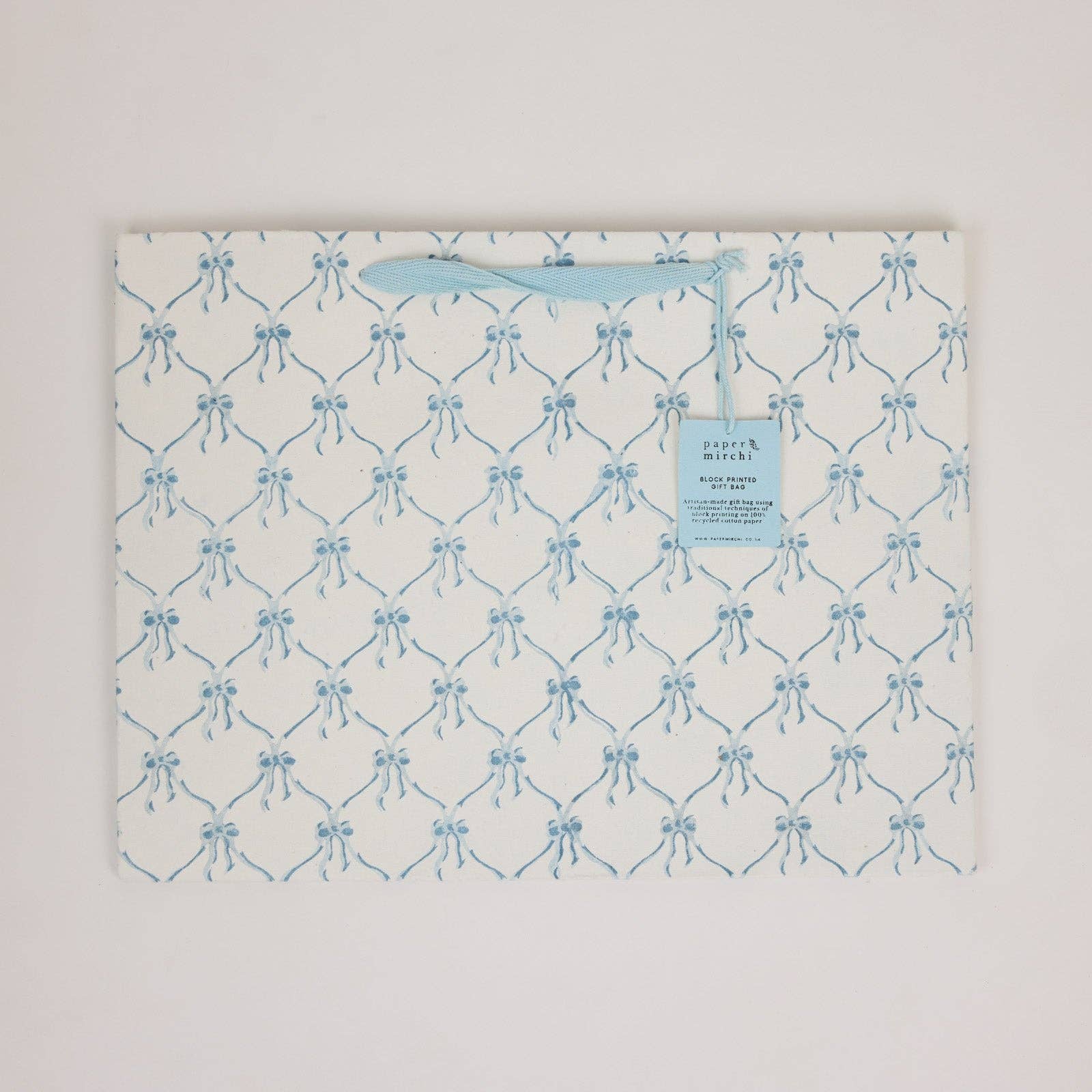 Block Printed Gift Bags (Large) - Alaska