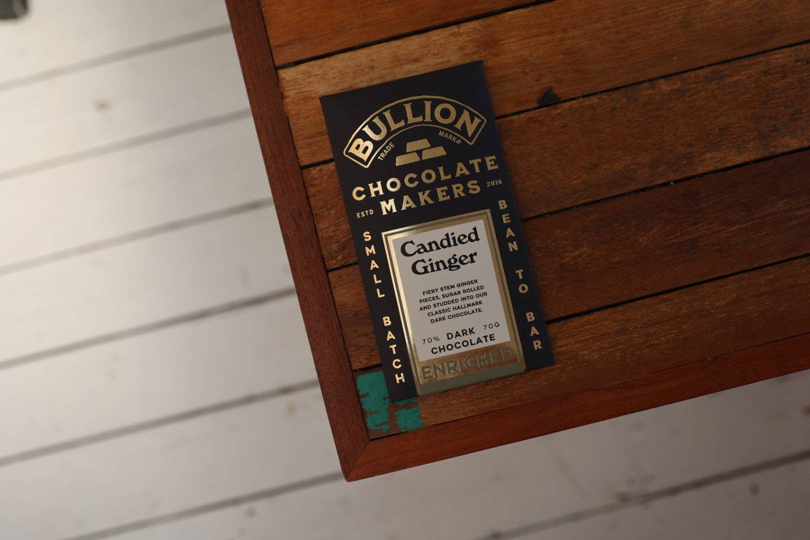 Candied Ginger Dark Enriched Bar