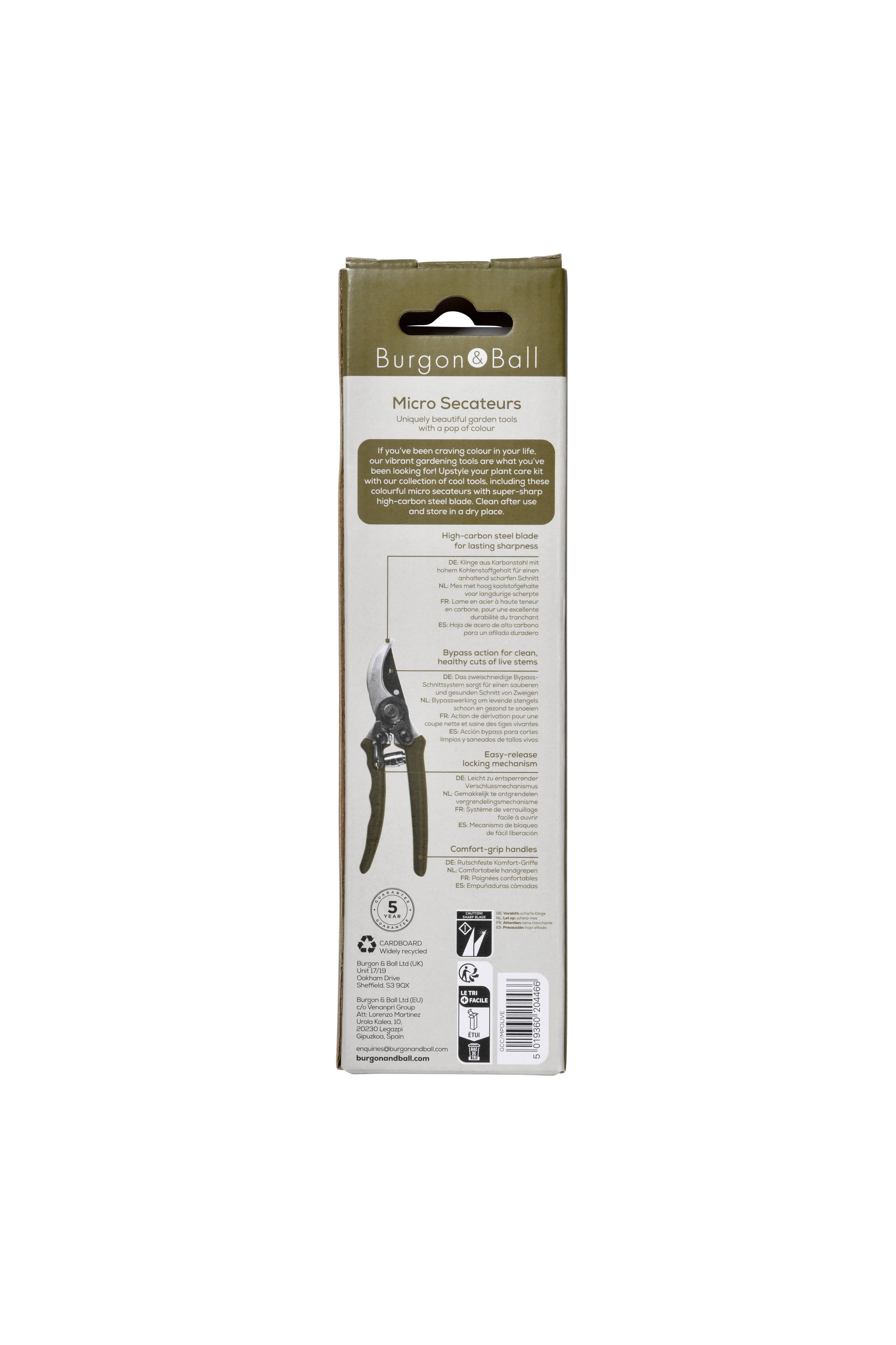 Olive Micro Secateurs