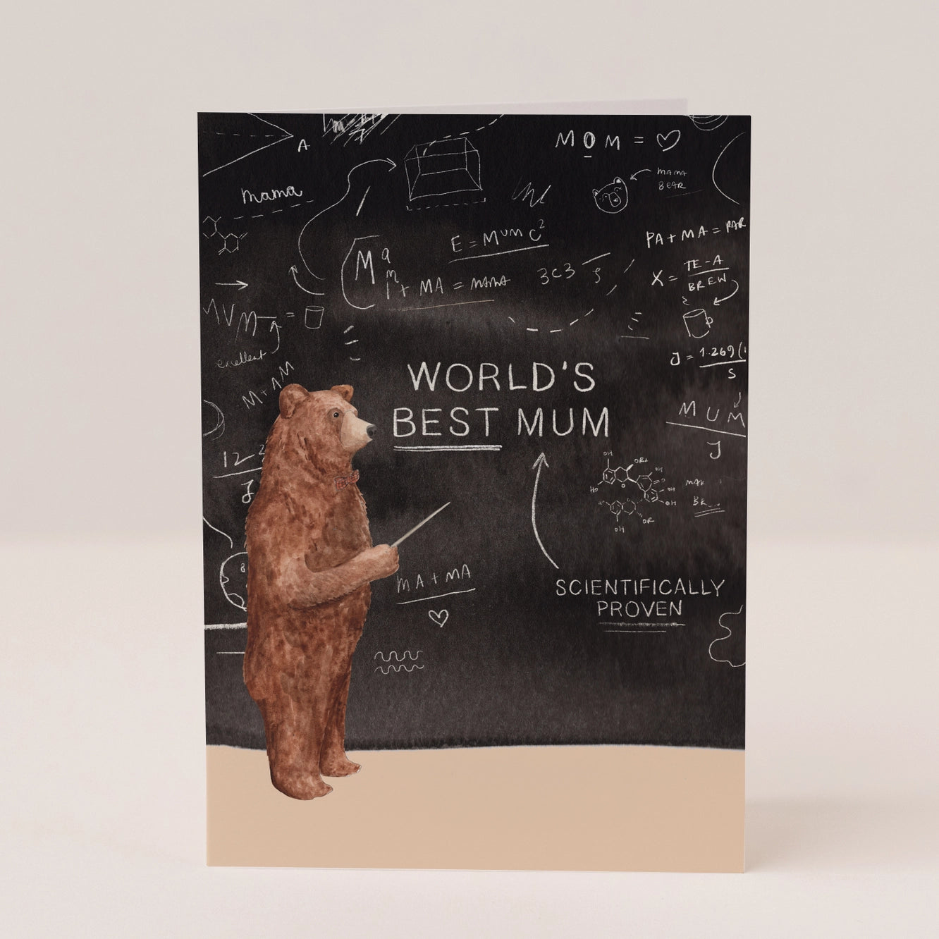 'World's Best Mum' Greetings Card