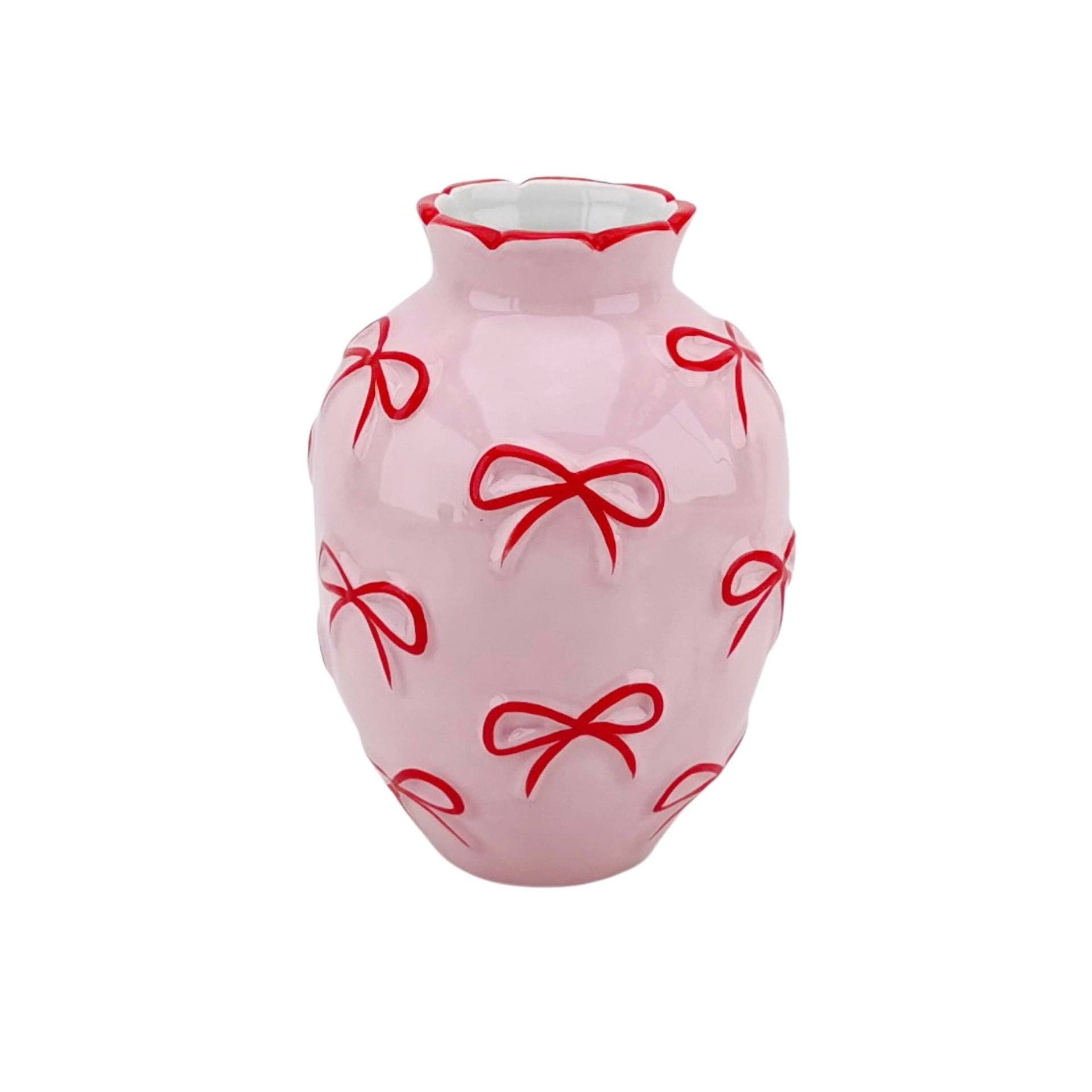 Flower Vase with Ribbons | Large