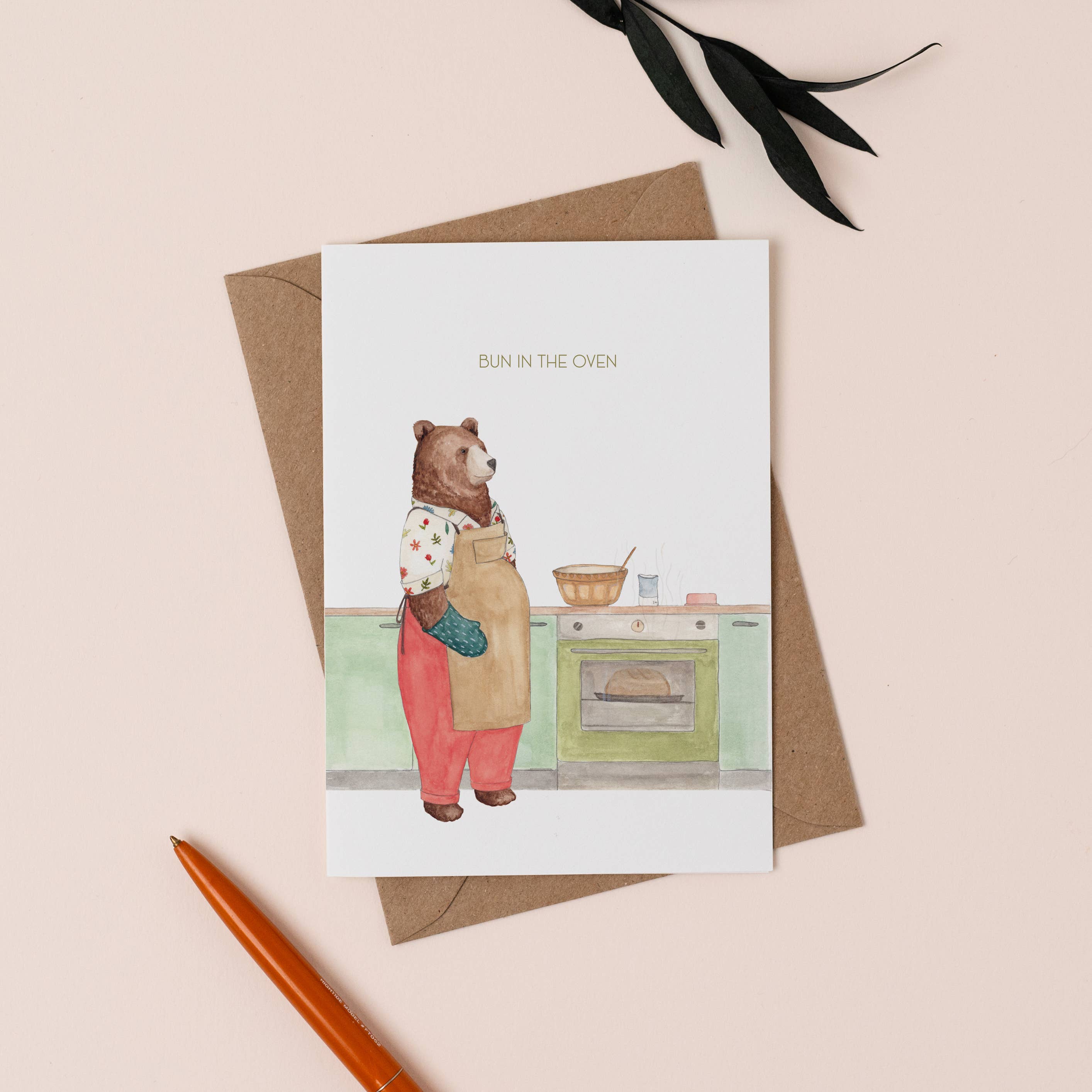 Bun in the Oven Card