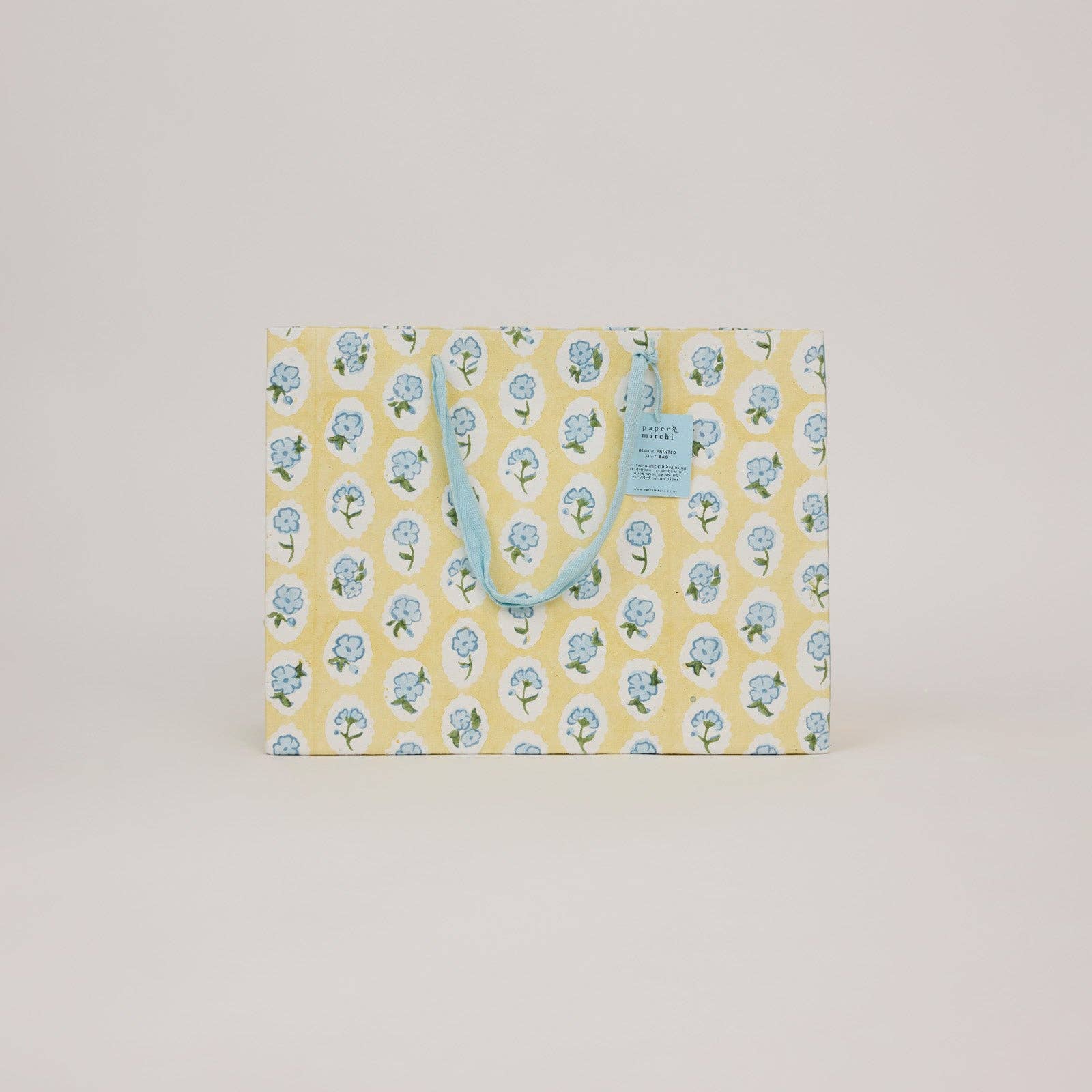 Block Printed Gift Bags (Large) - Alaska