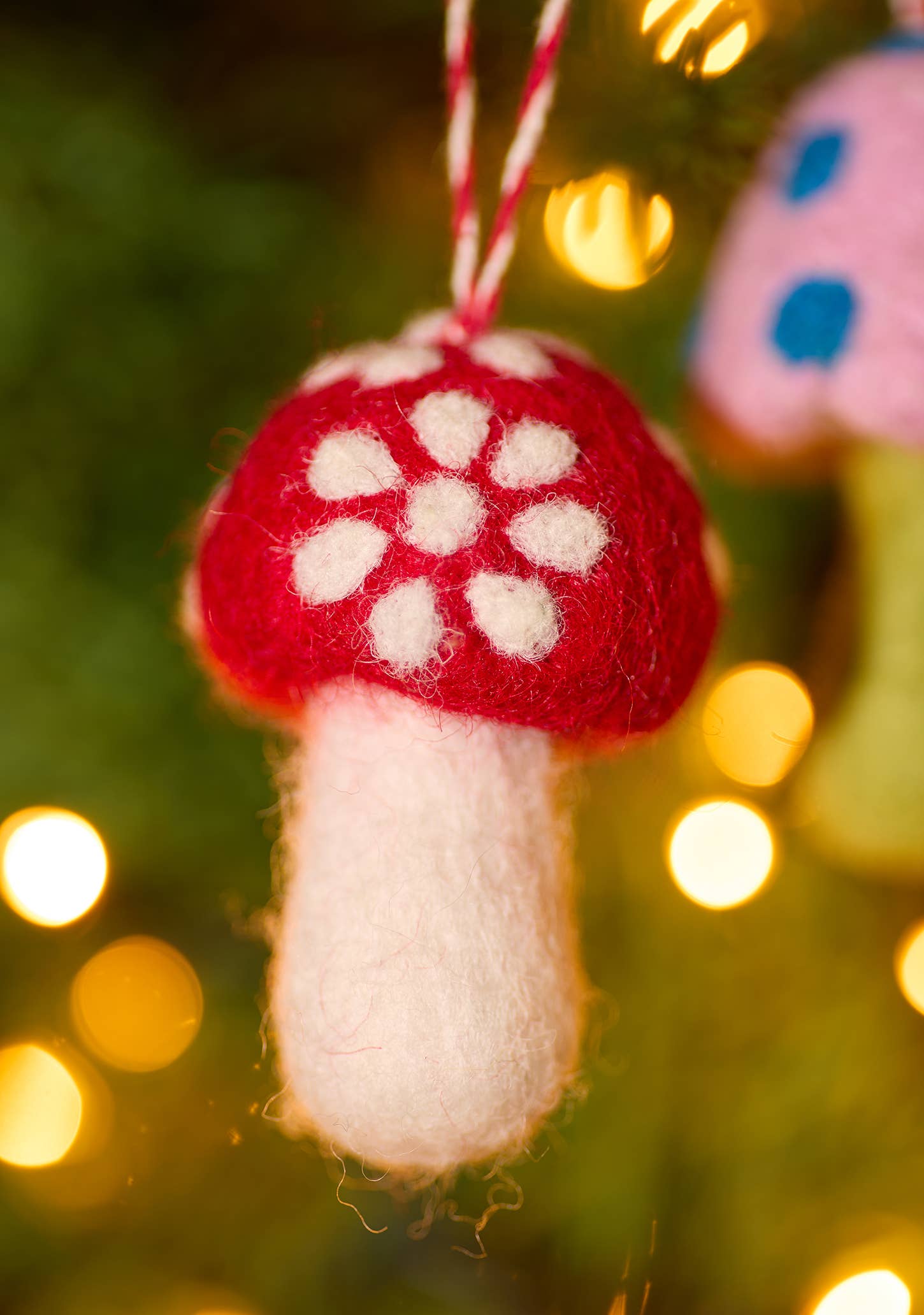 Felt Mushroom Decoration | 2 Colours Available