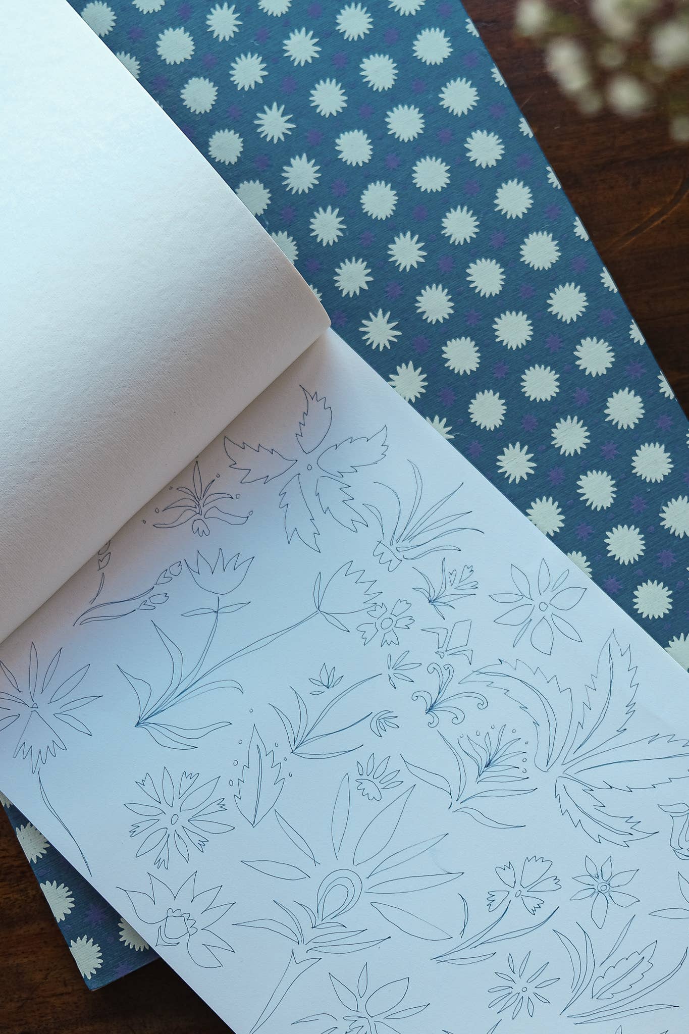 Screen Printed Sketchbooks | Blue | 3 Sizes Available