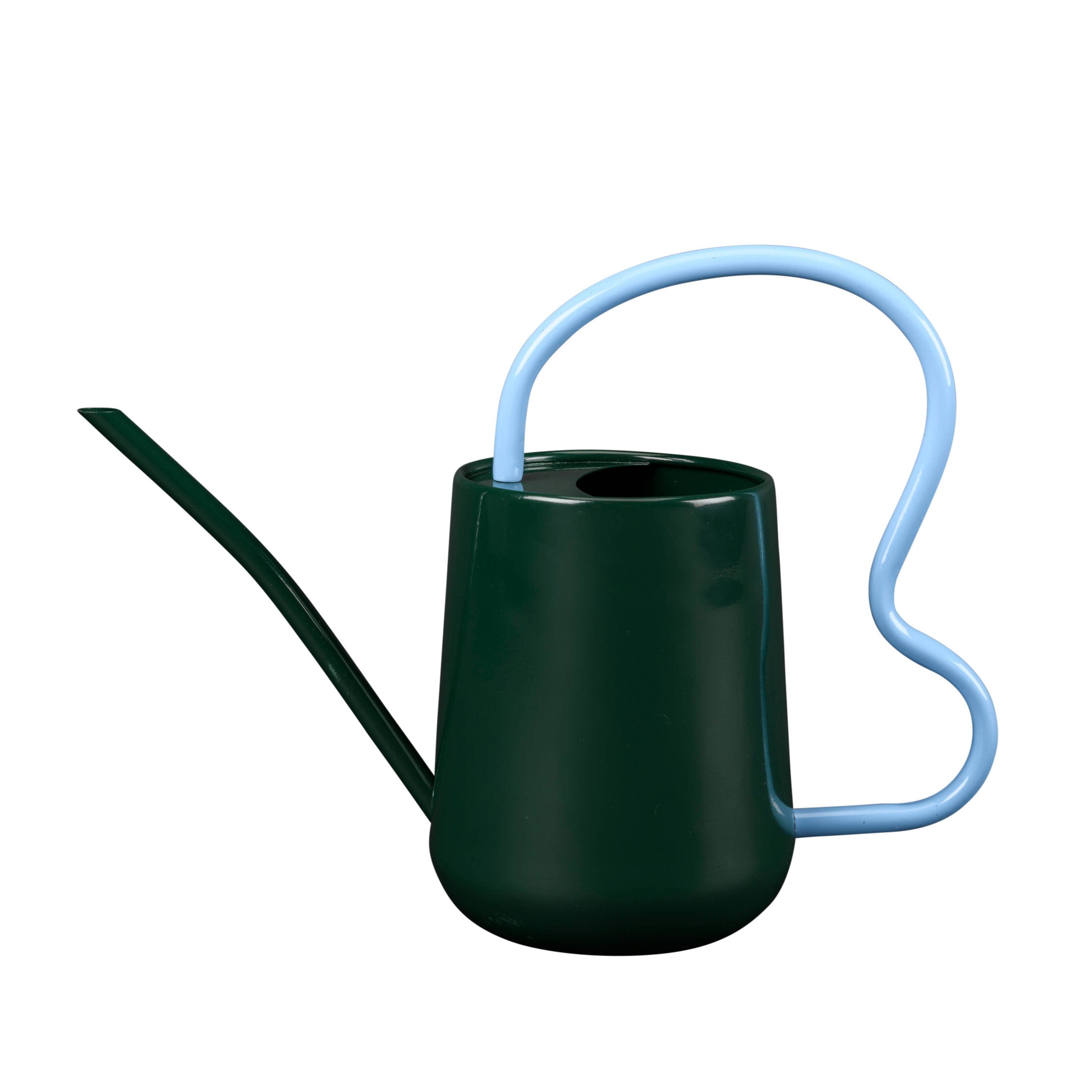 Scalloped Indoor Watering Can | Dark Green