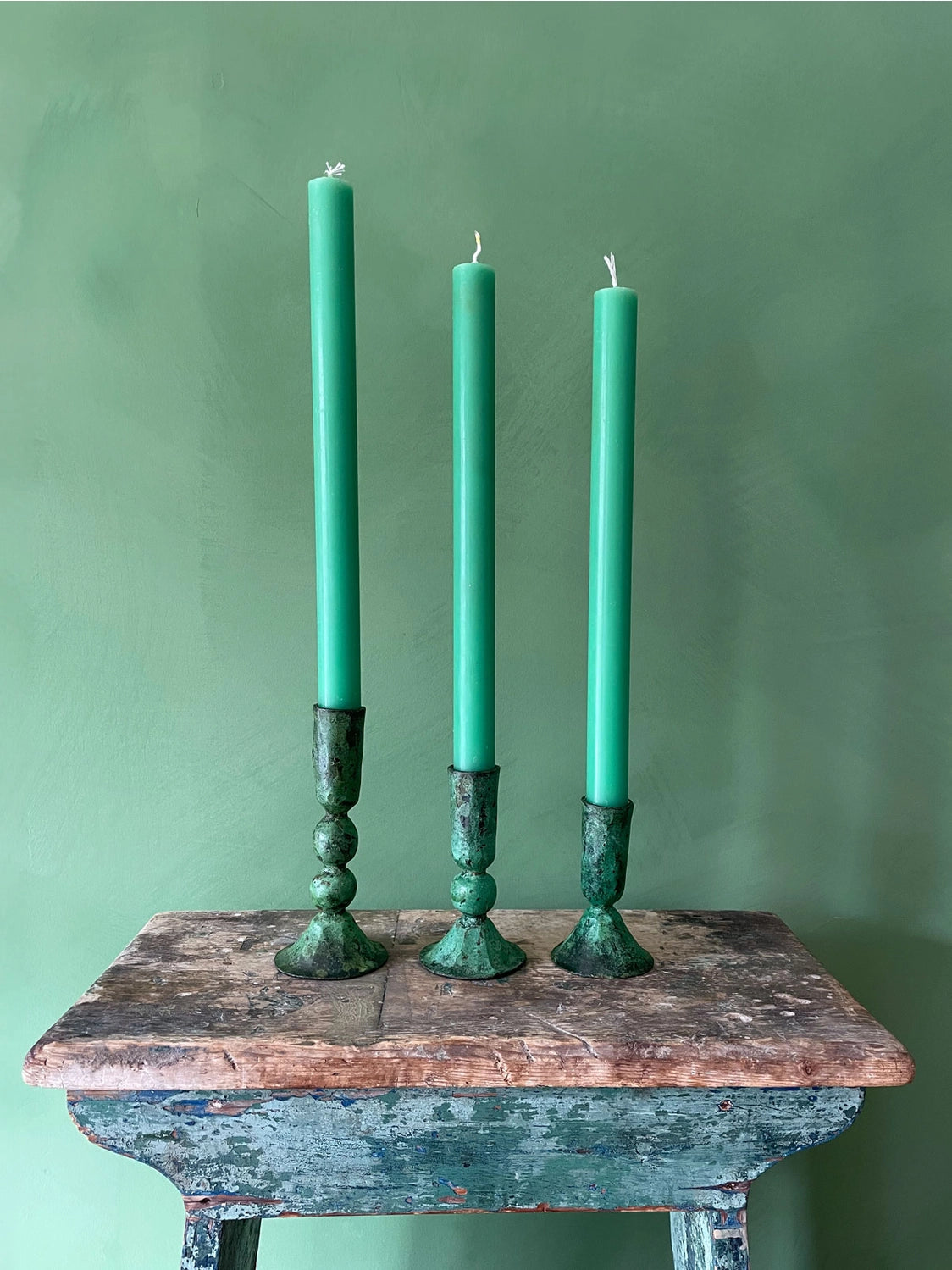 Austen Verdigris Candle Holder | 3 Sizes Available