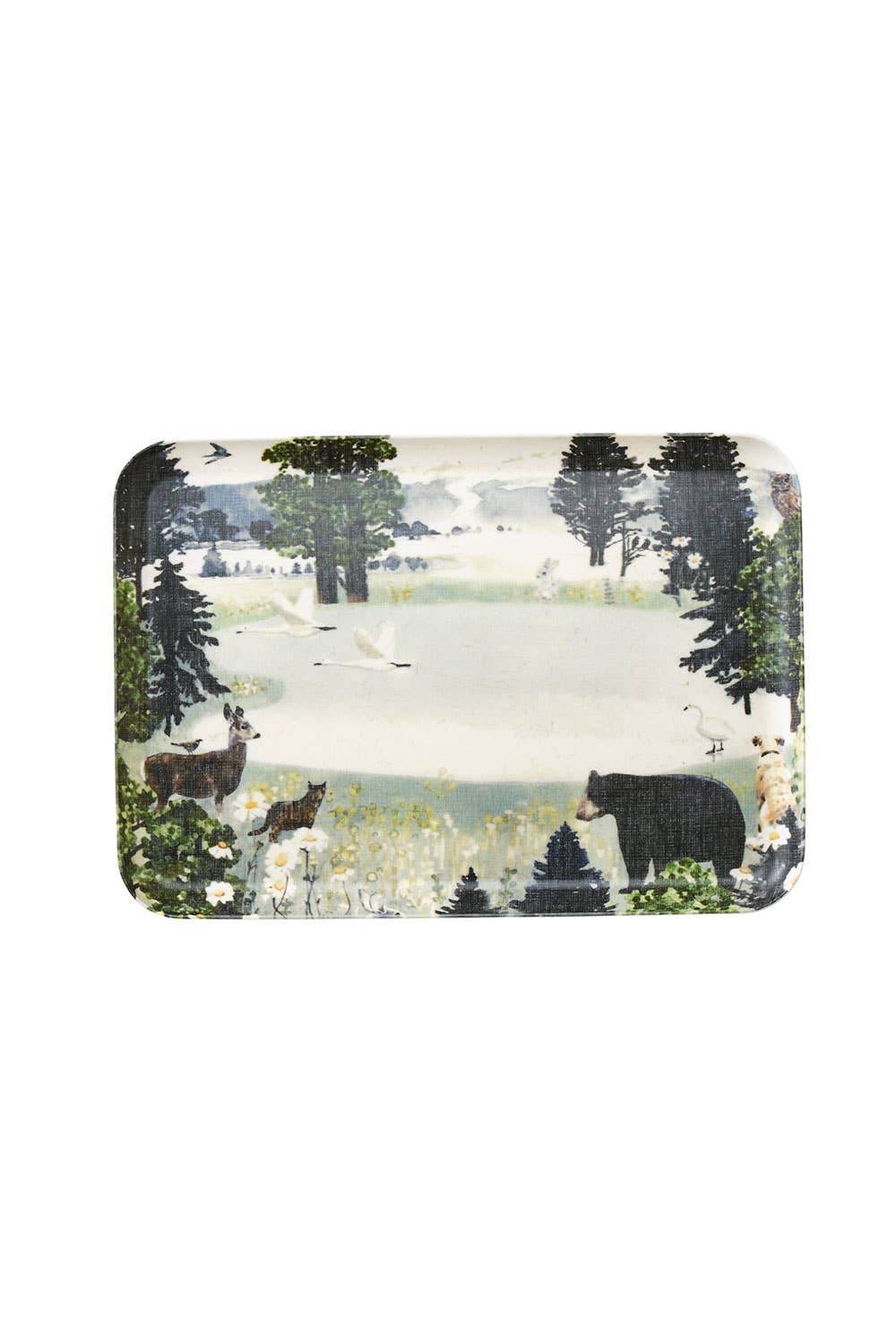 Linen Tray | Forest And Animals | Medium