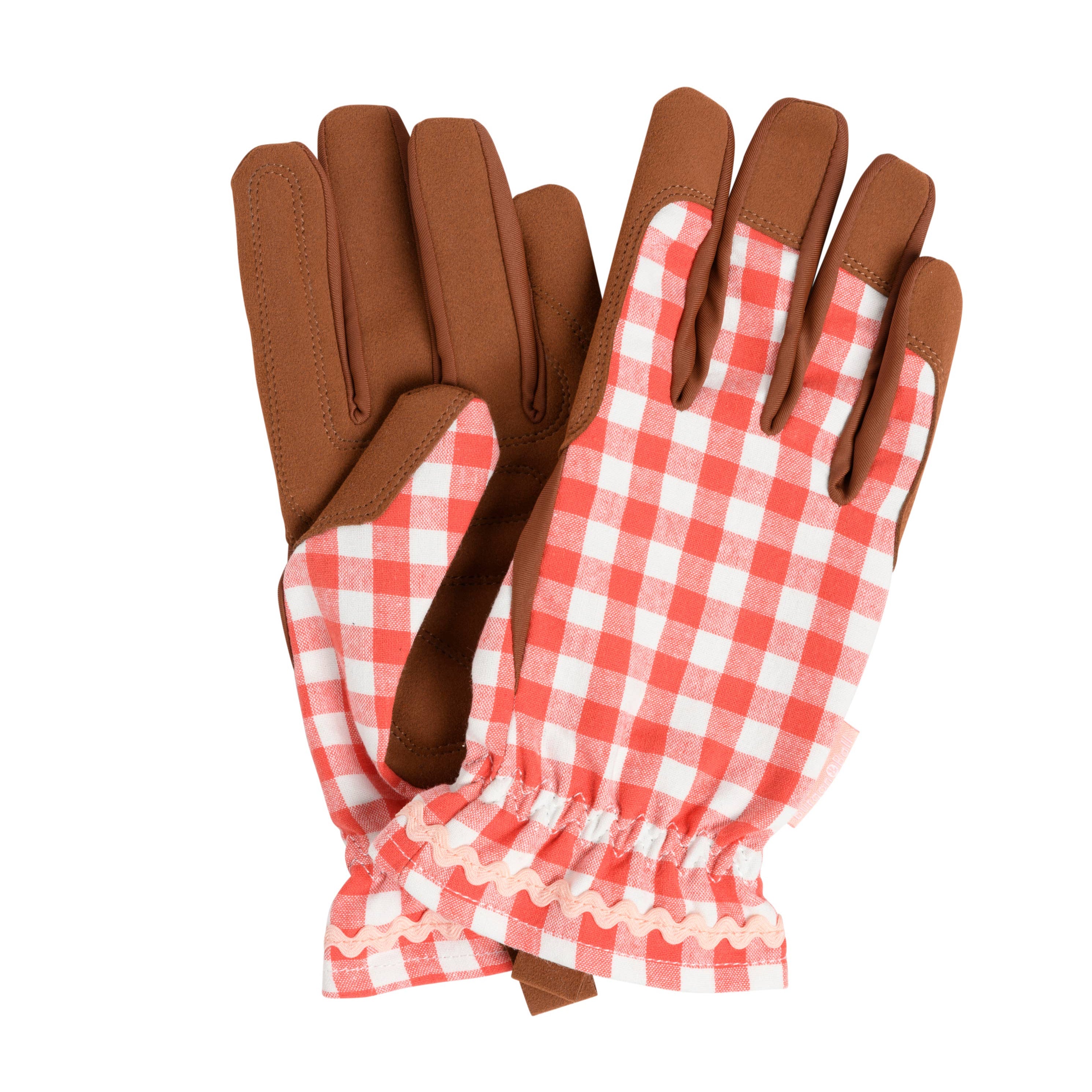 Women's Gardening Gloves | Red Check
