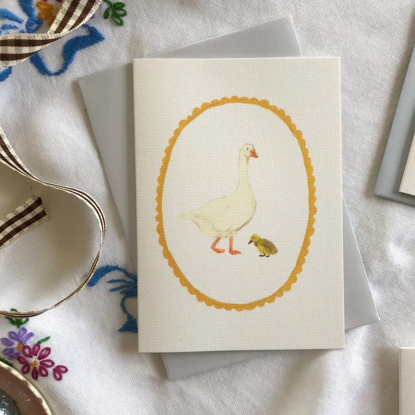 Mama goose Greetings Card