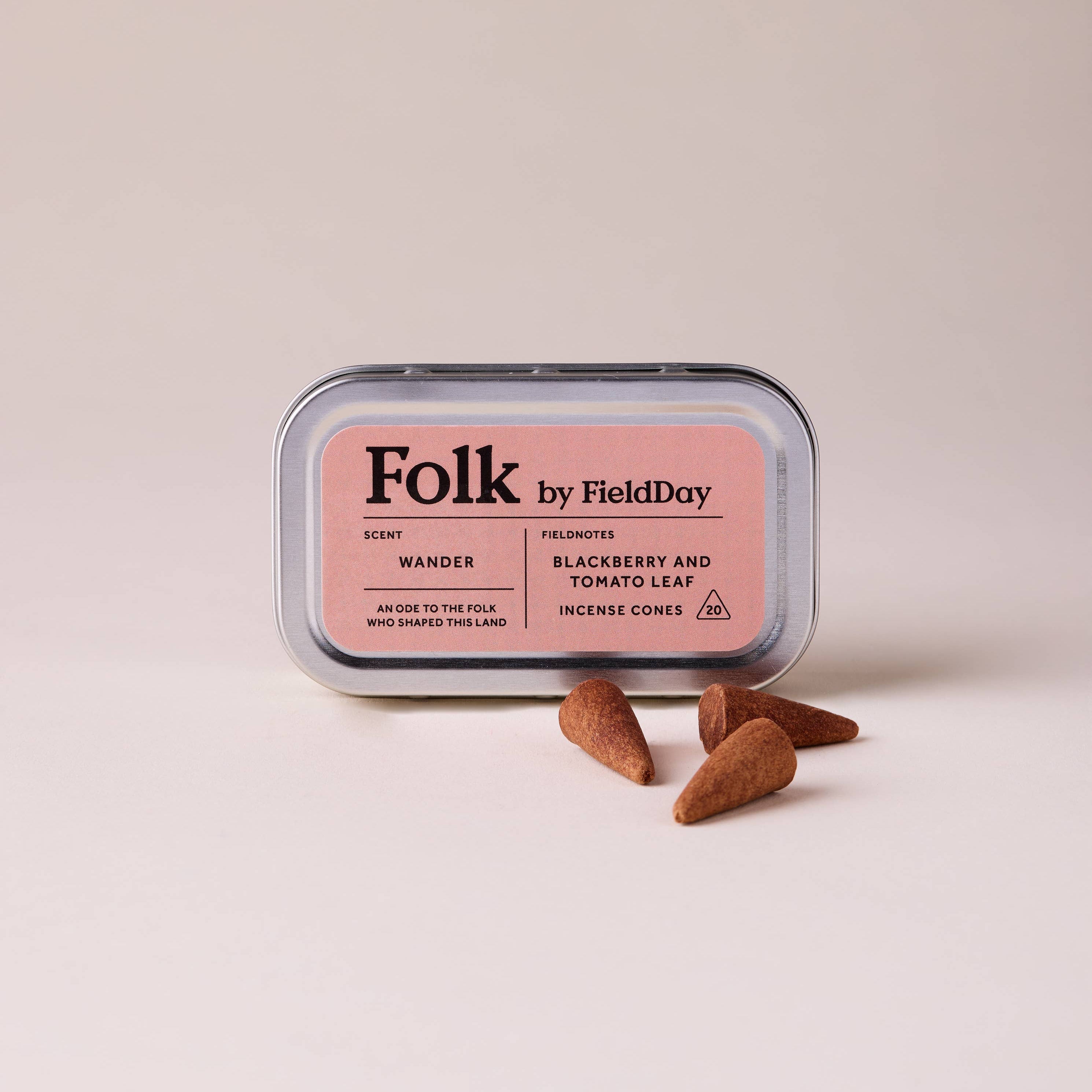 Folk Tin of Incense Cones | Wander