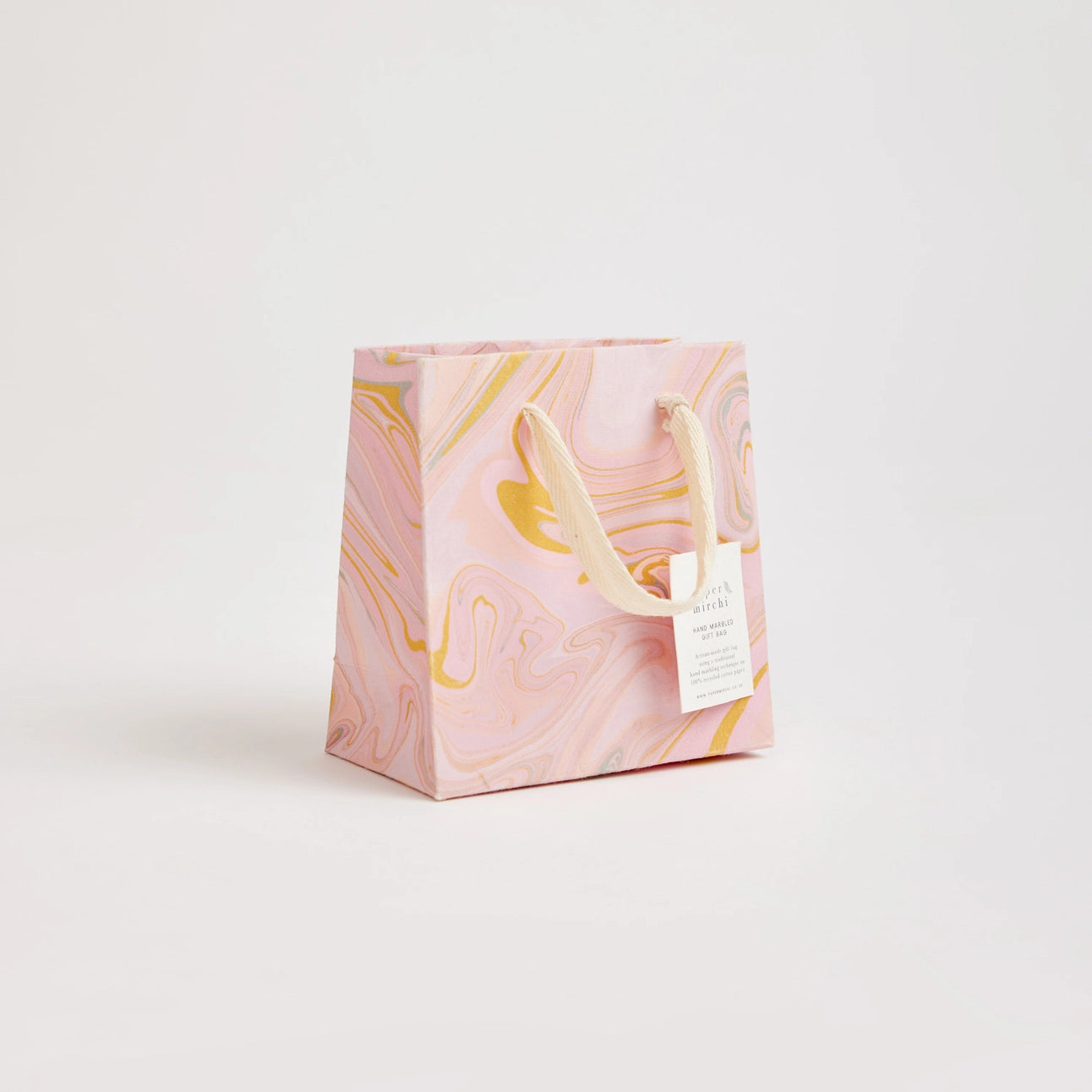 Hand Marbled Gift Bags | 3 Colours & 3 Sizes Available