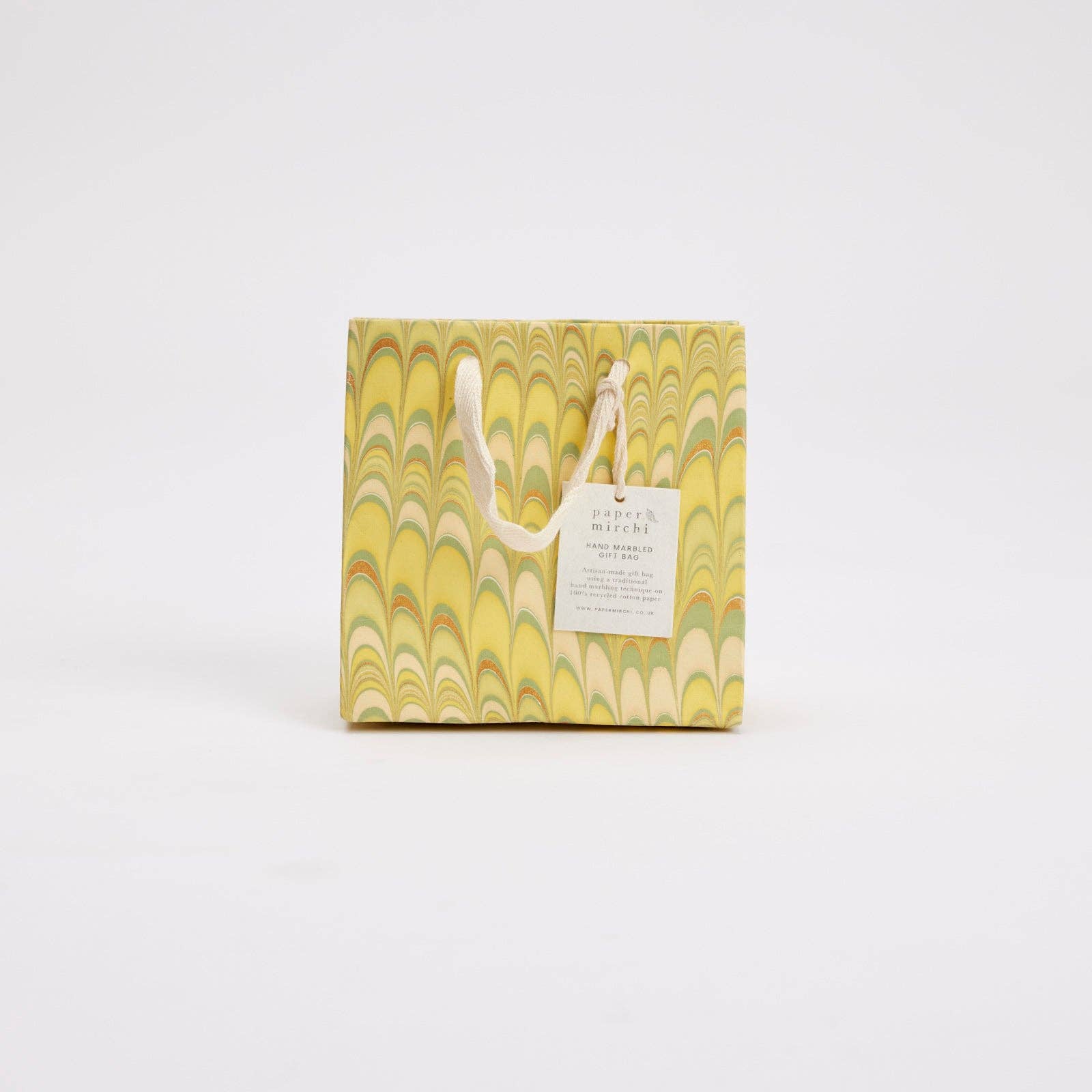 Hand Marbled Gift Bags (Small) - Bouquet