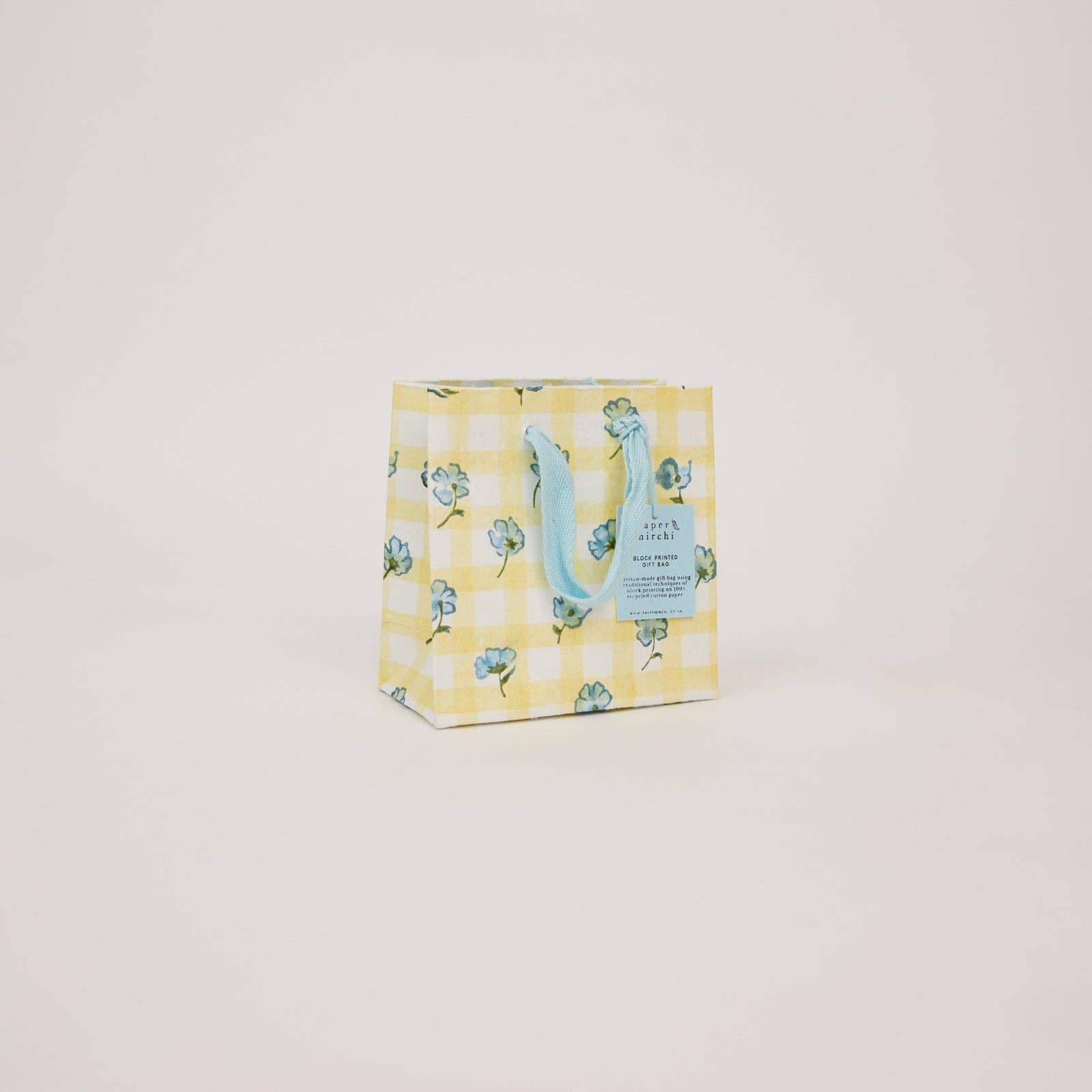 Block Printed Gift Bags (Small) - Alaska