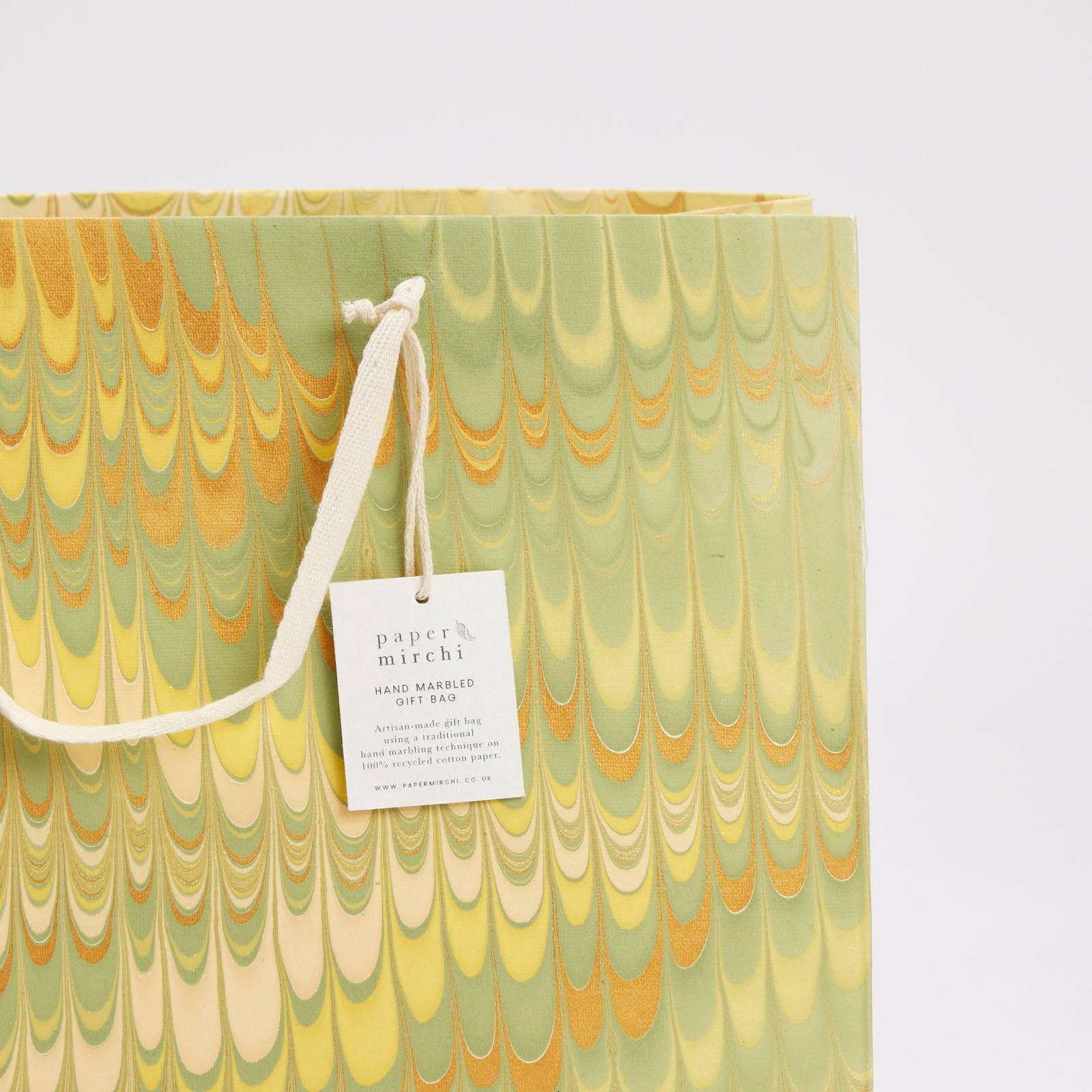 Hand Marbled Gift Bags (Large) - Bouquet