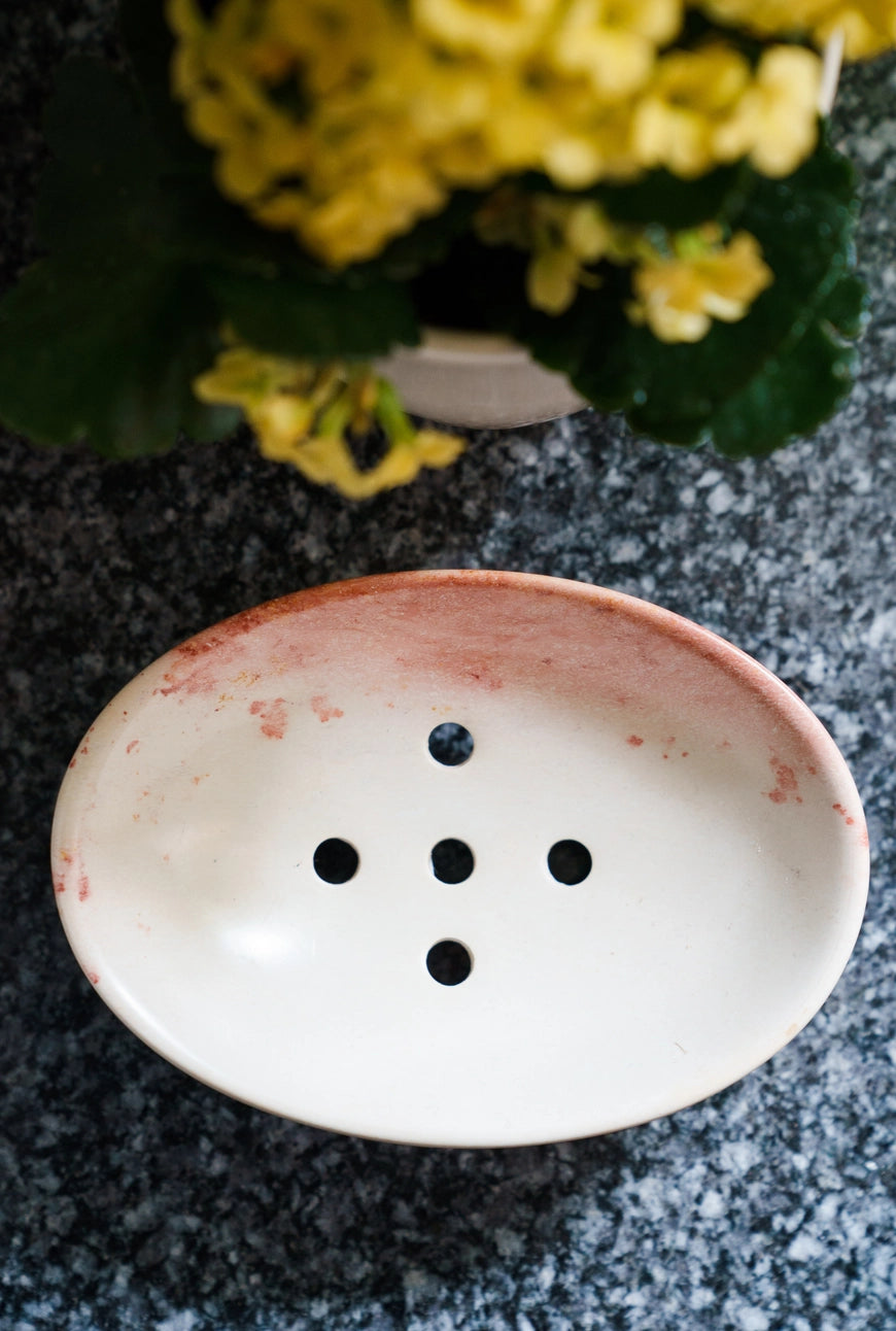 Soapstone Oval Soap Dish | 2 Colours Available