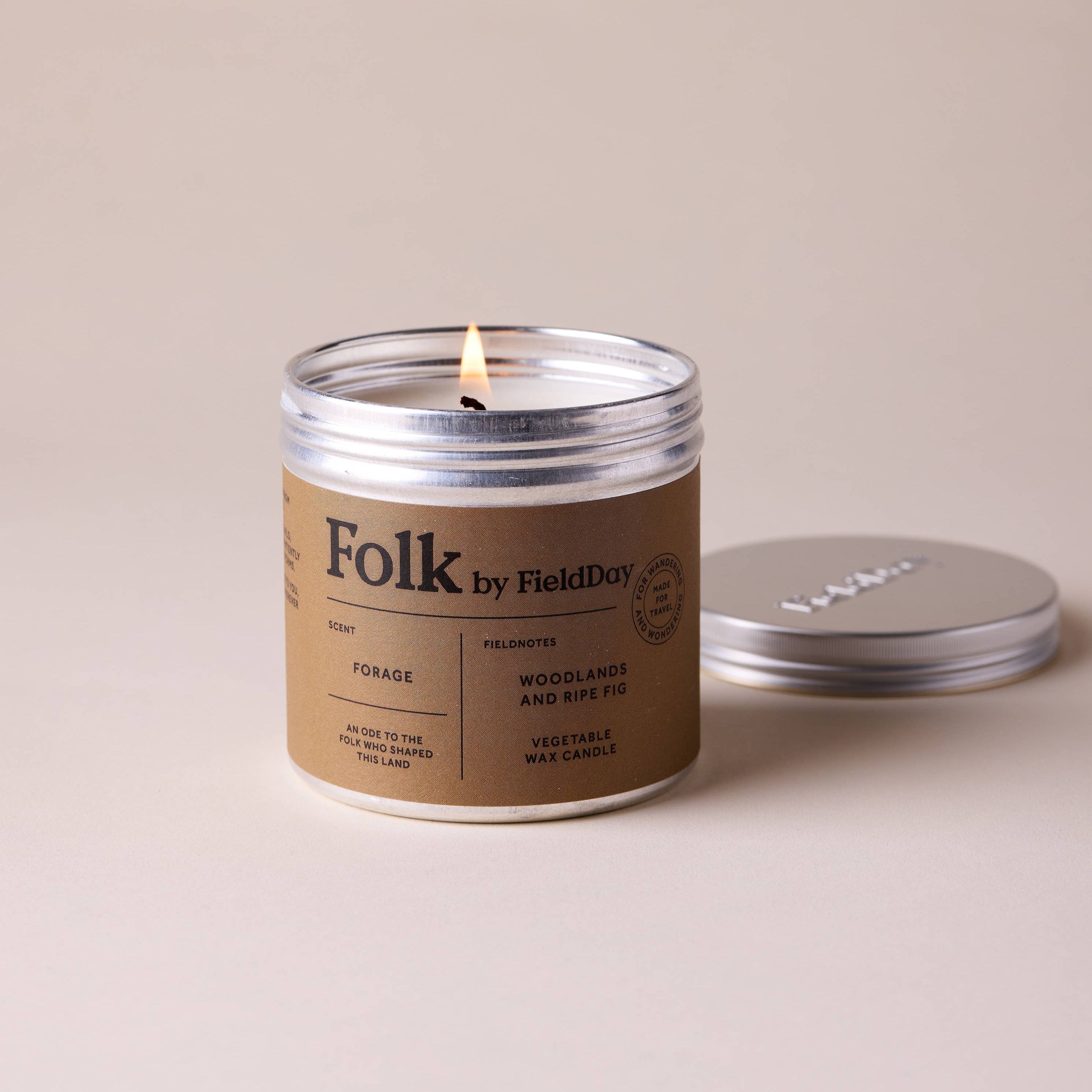 Folk Tin Candle | Forage